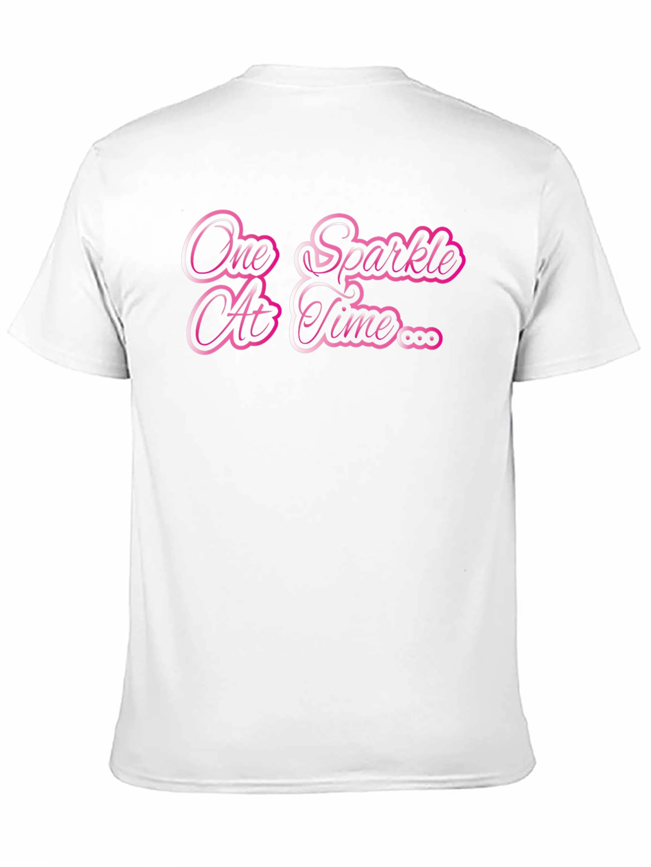 One Sparkle At A Time Black T-Shirt