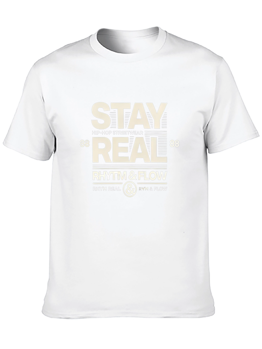 Stay Real Hip-Hop Streetwear Tee