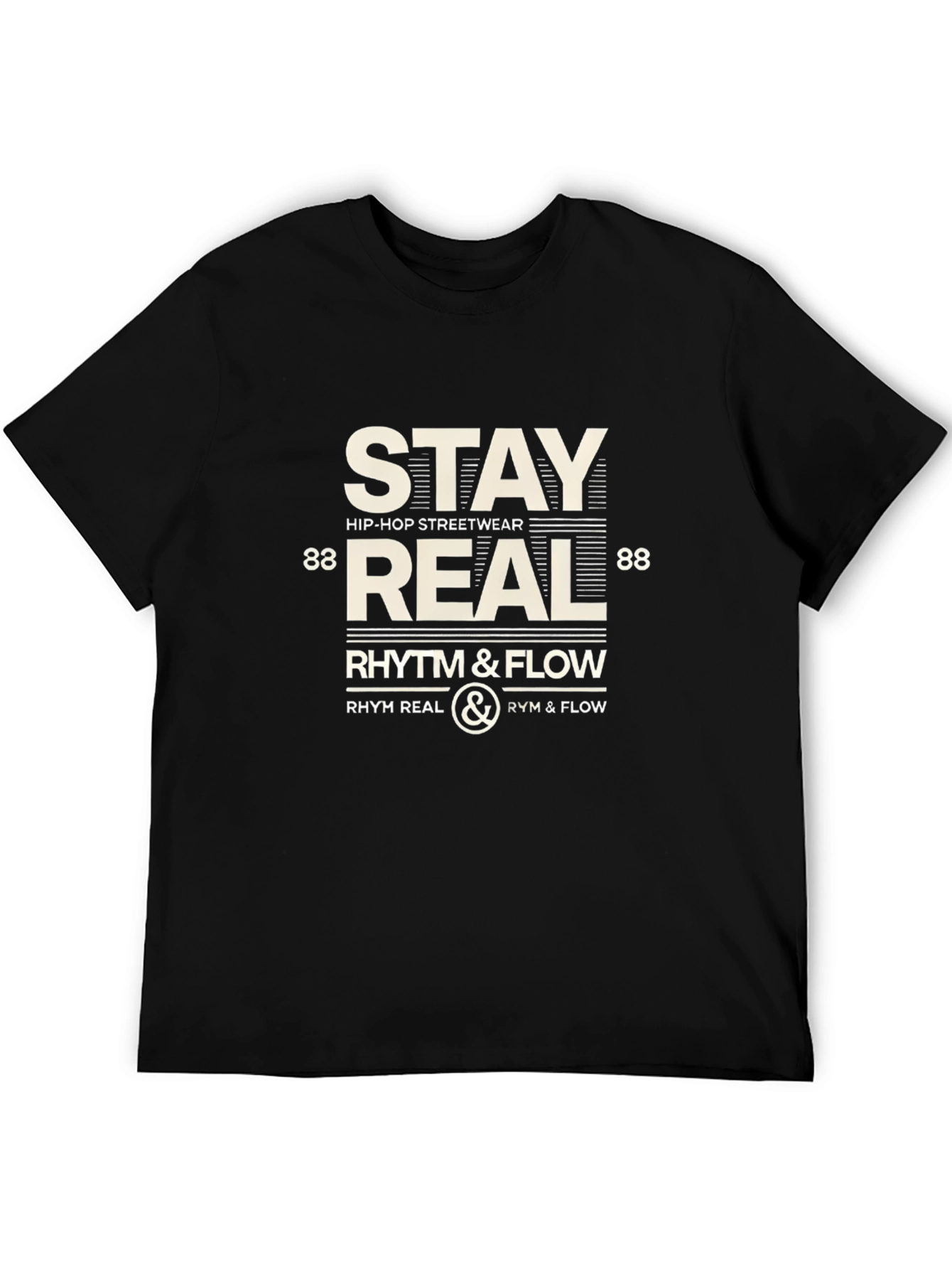 Stay Real Hip-Hop Streetwear Tee