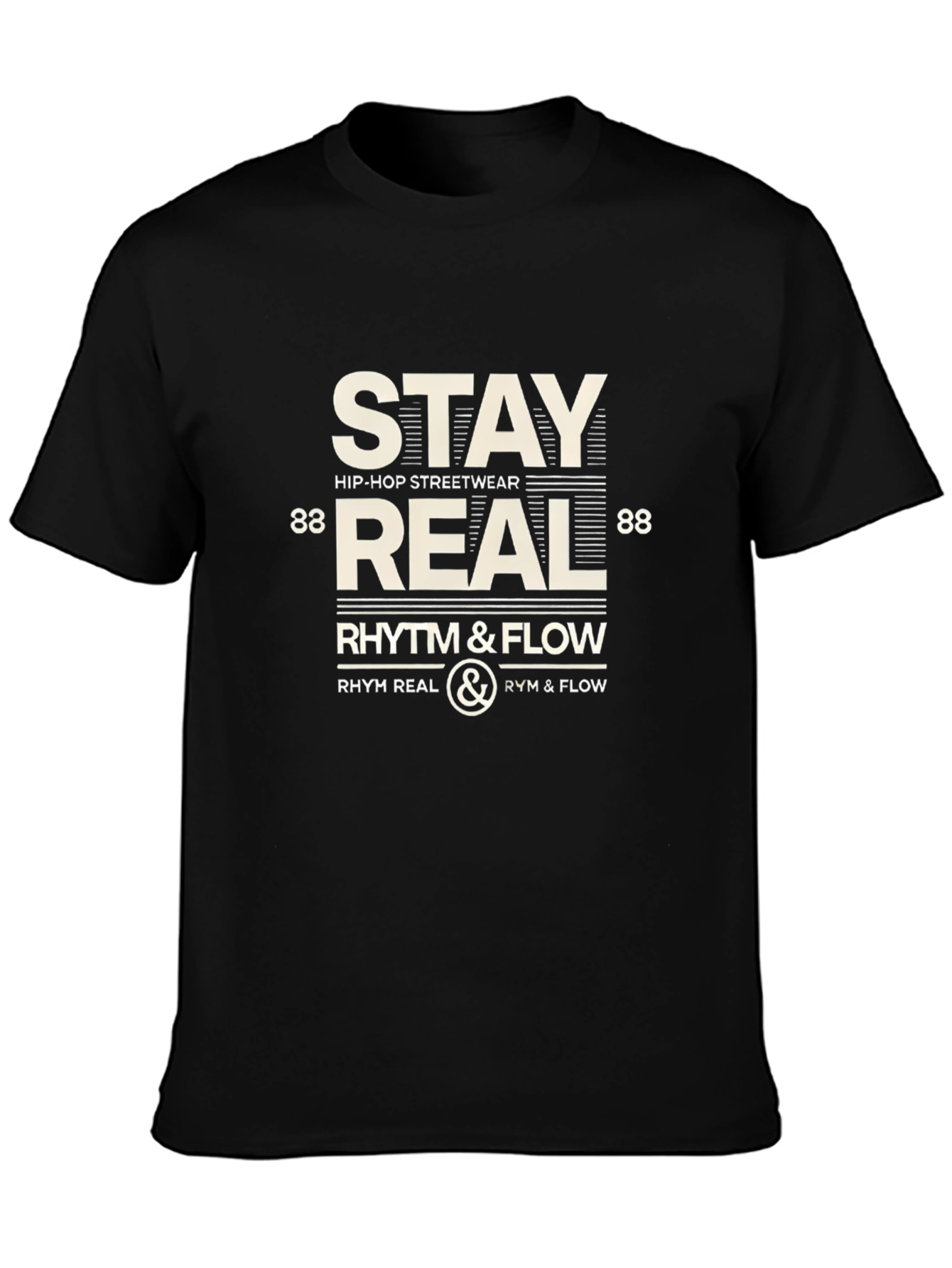Stay Real Hip-Hop Streetwear Tee