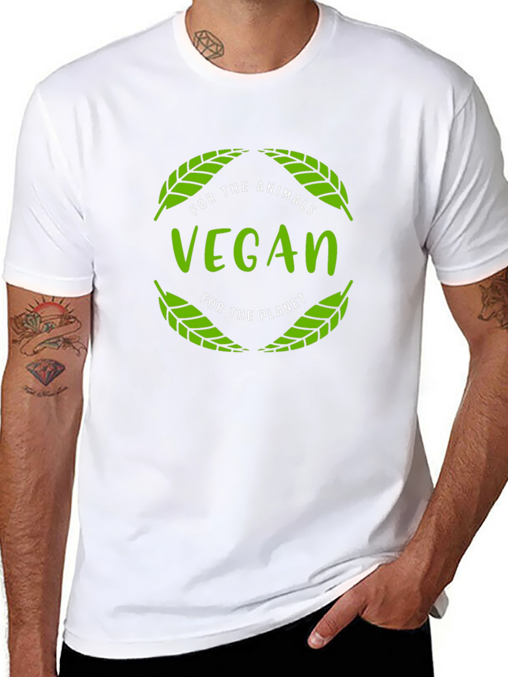 Vegan T-Shirt - For the Animals & Planet
