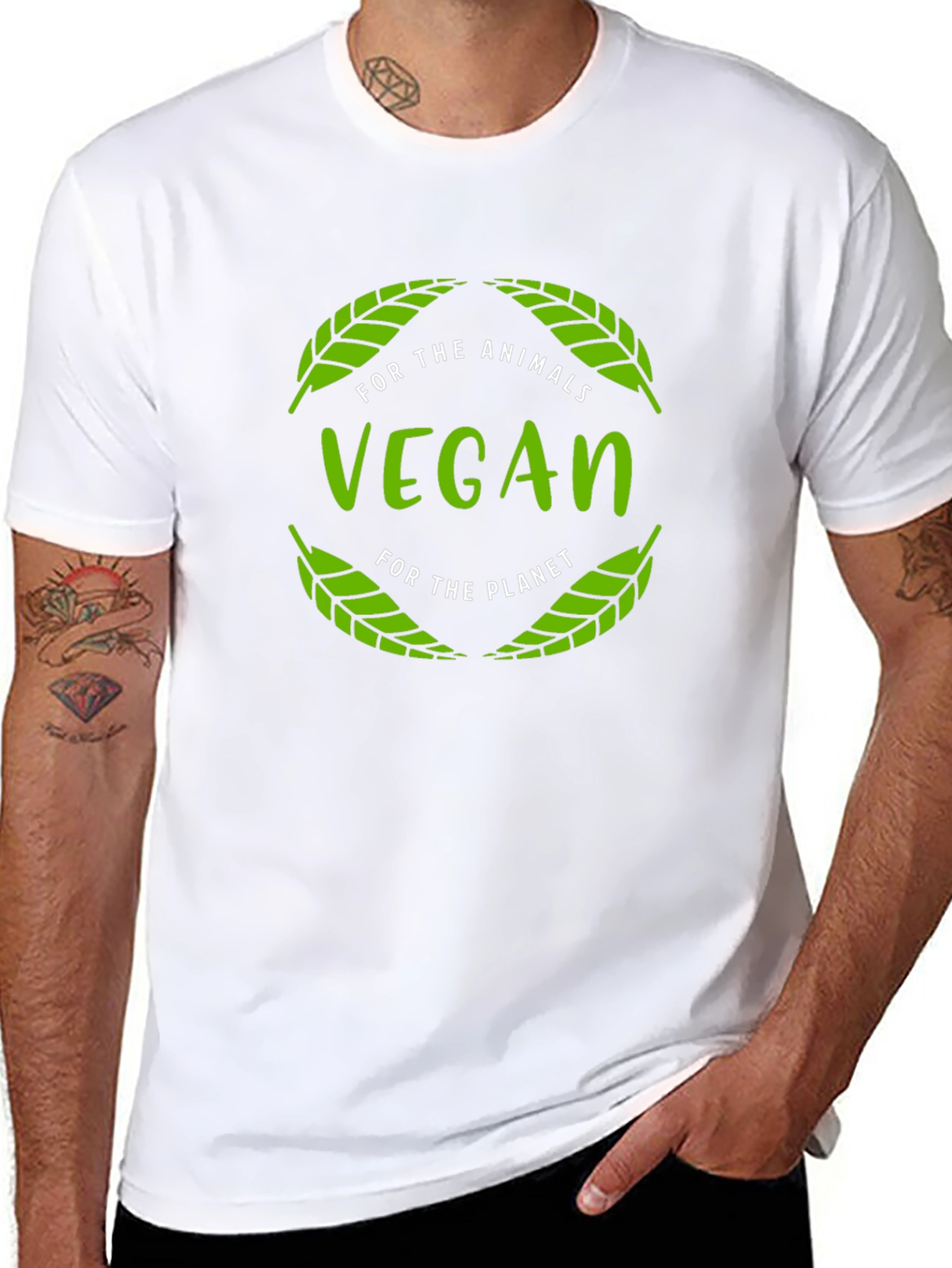 Vegan T-Shirt - For the Animals & Planet