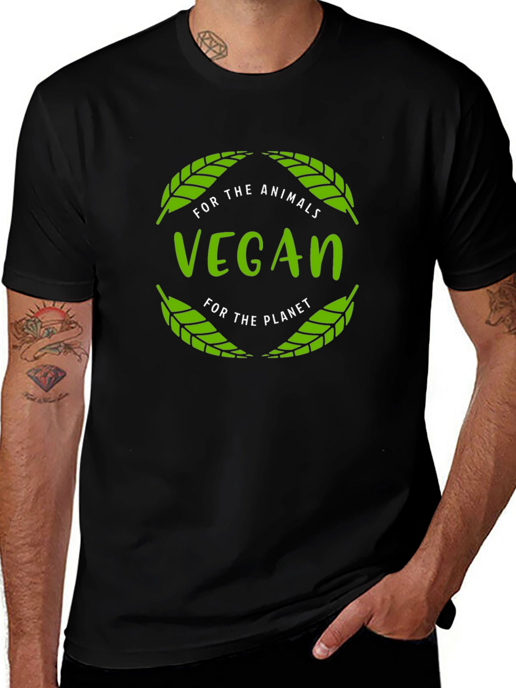 Vegan T-Shirt - For the Animals & Planet