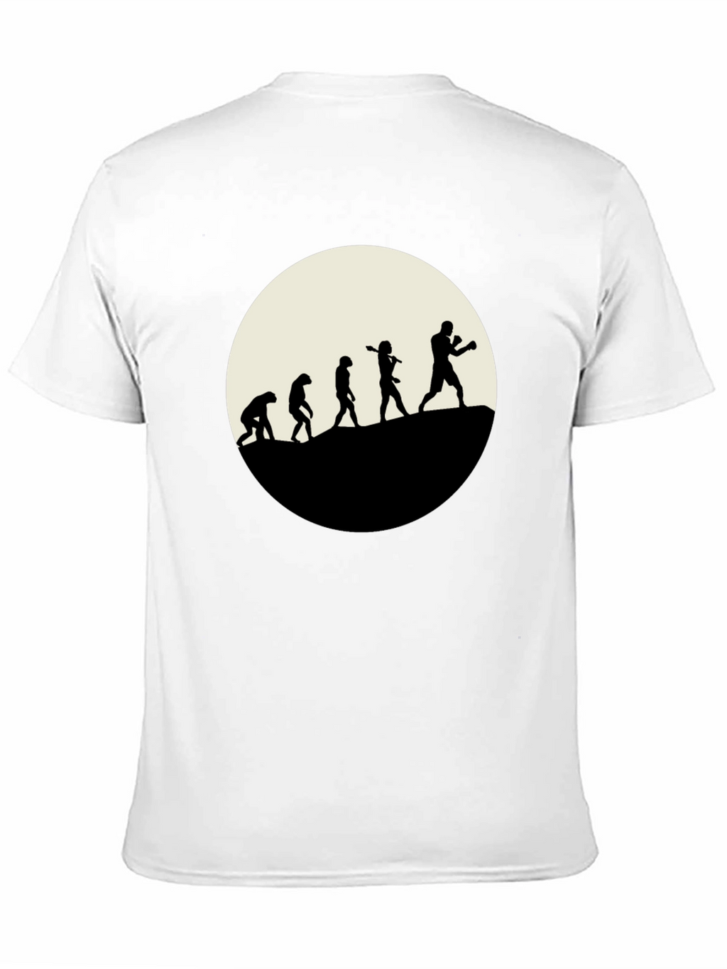 Boxing Evolution T-Shirt - Black Graphic Tee