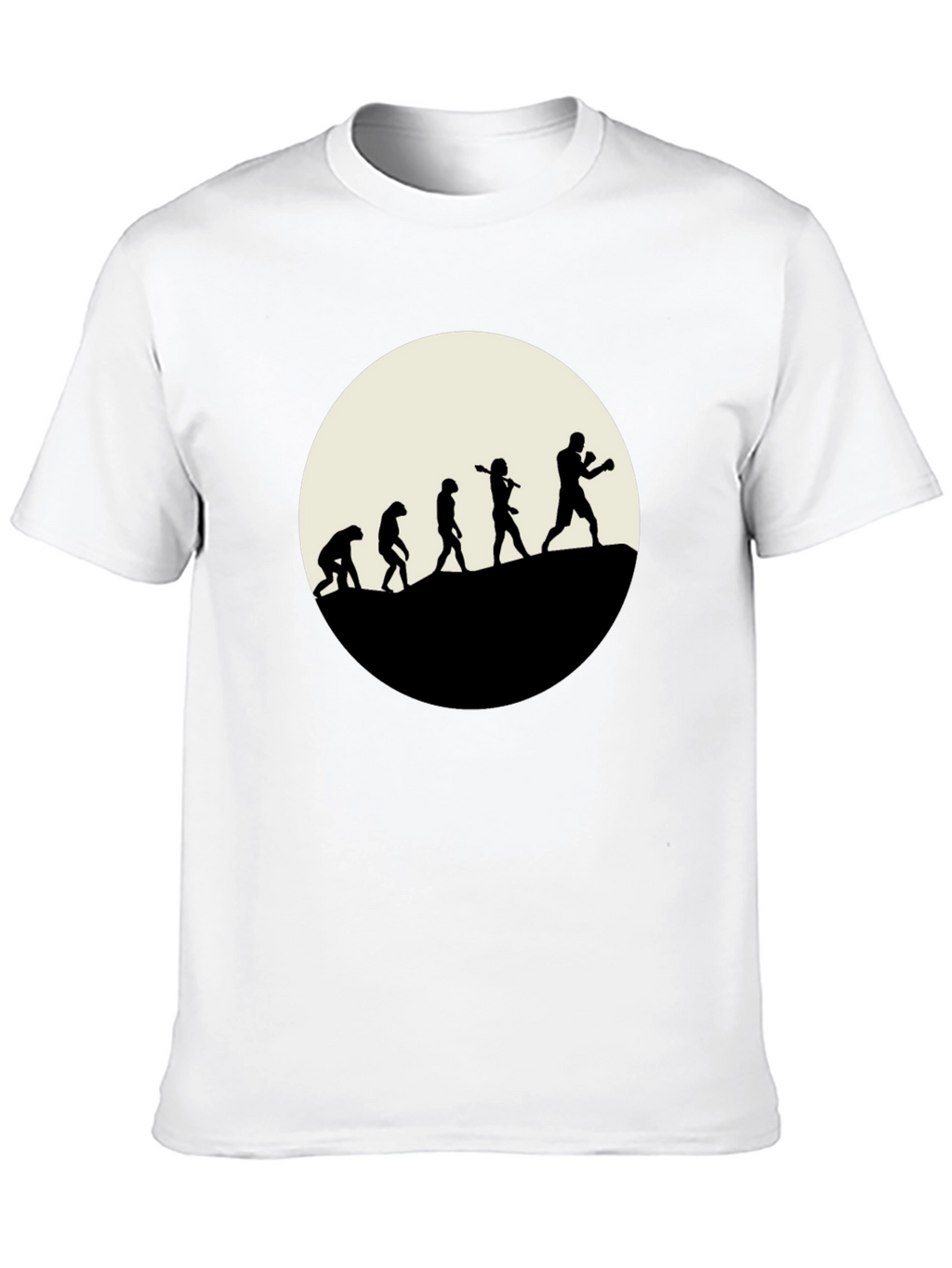 Boxing Evolution T-Shirt - Black Graphic Tee