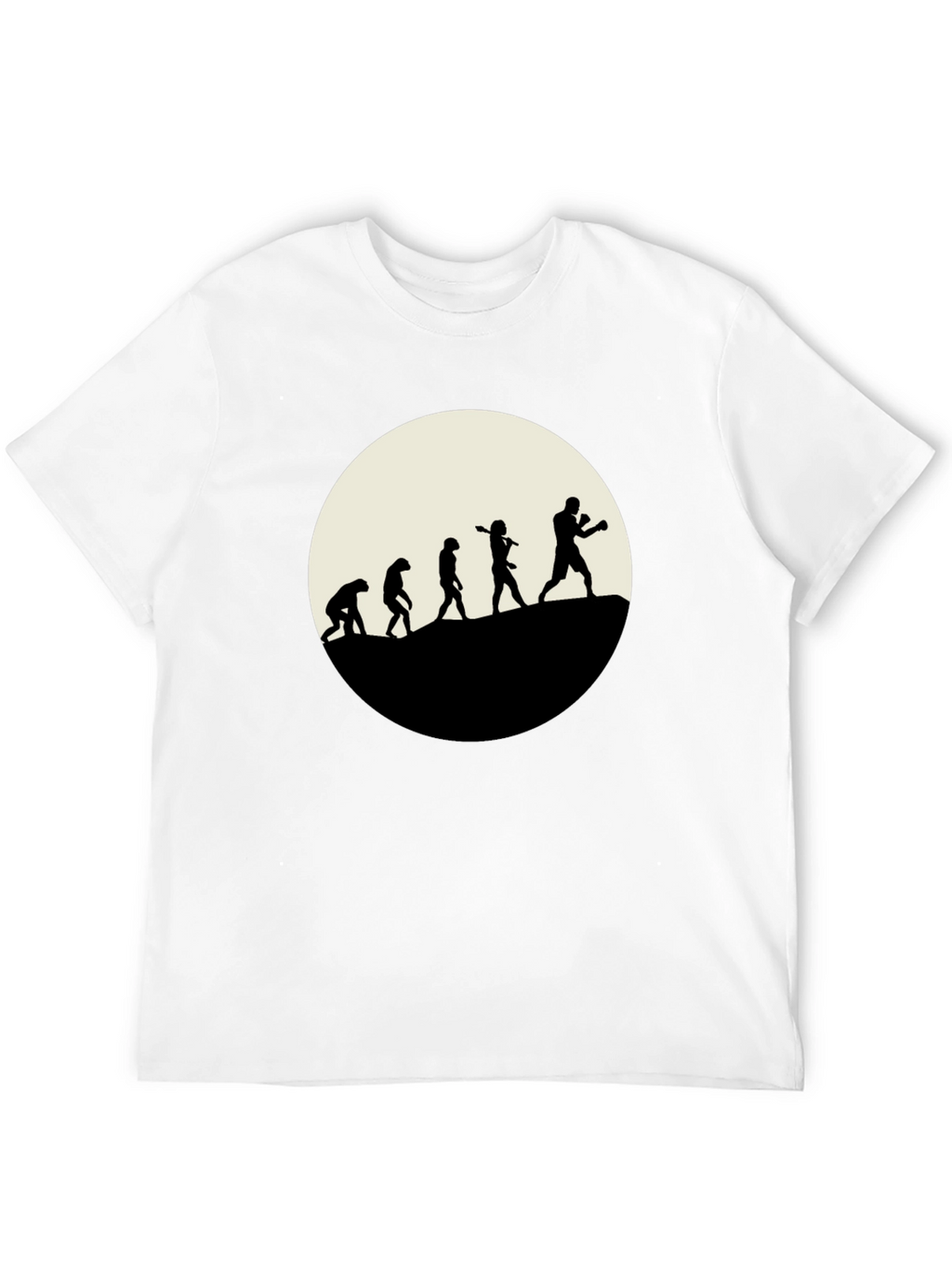 Boxing Evolution T-Shirt - Black Graphic Tee