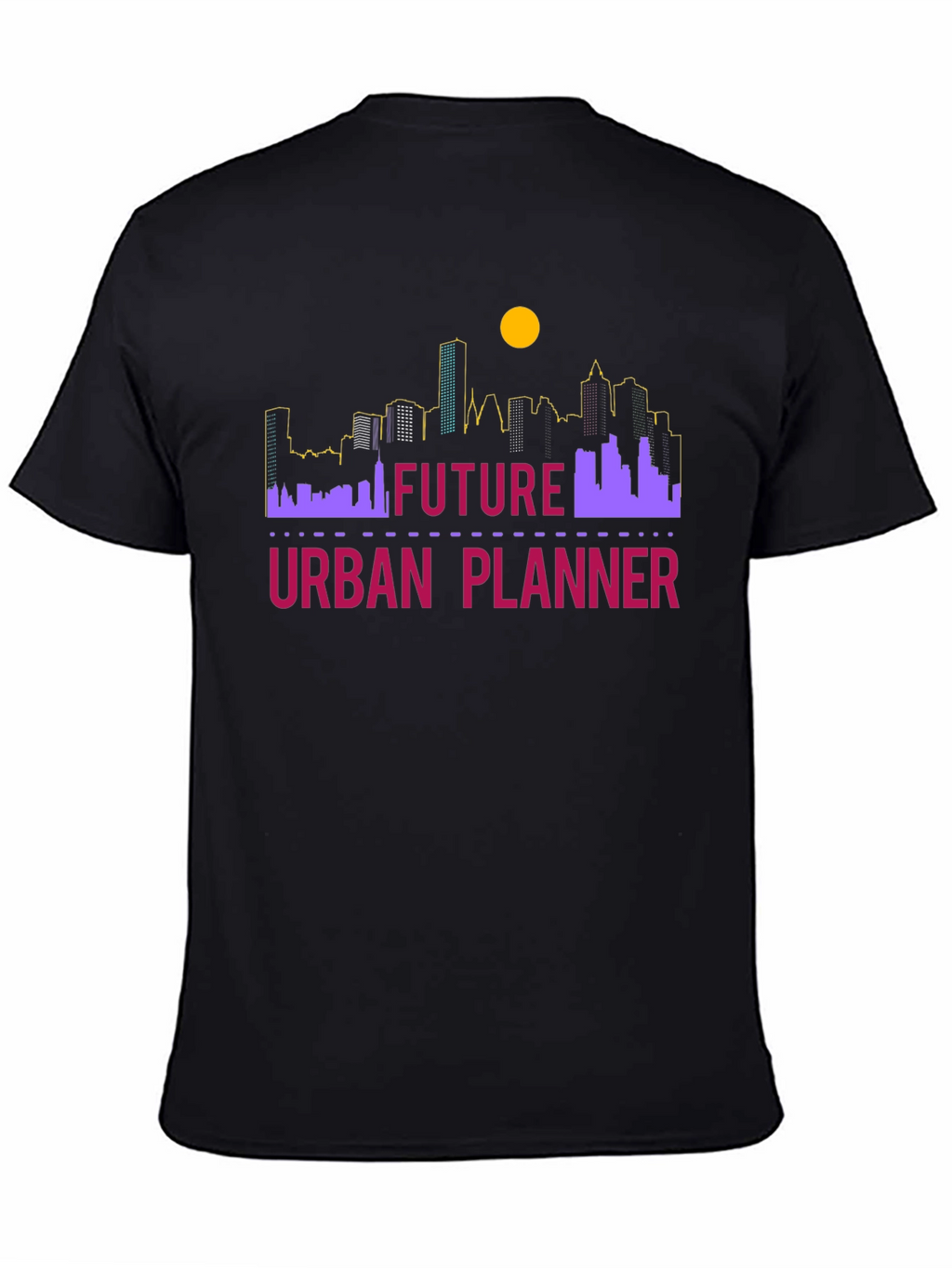 Future Urban Planner T-Shirt - Skyline Design