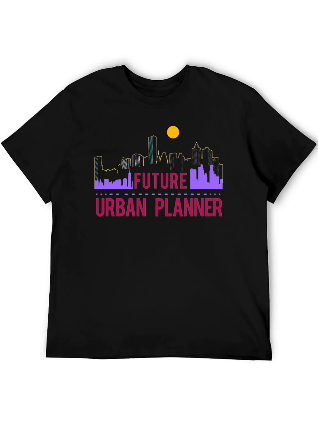 Future Urban Planner T-Shirt - Skyline Design