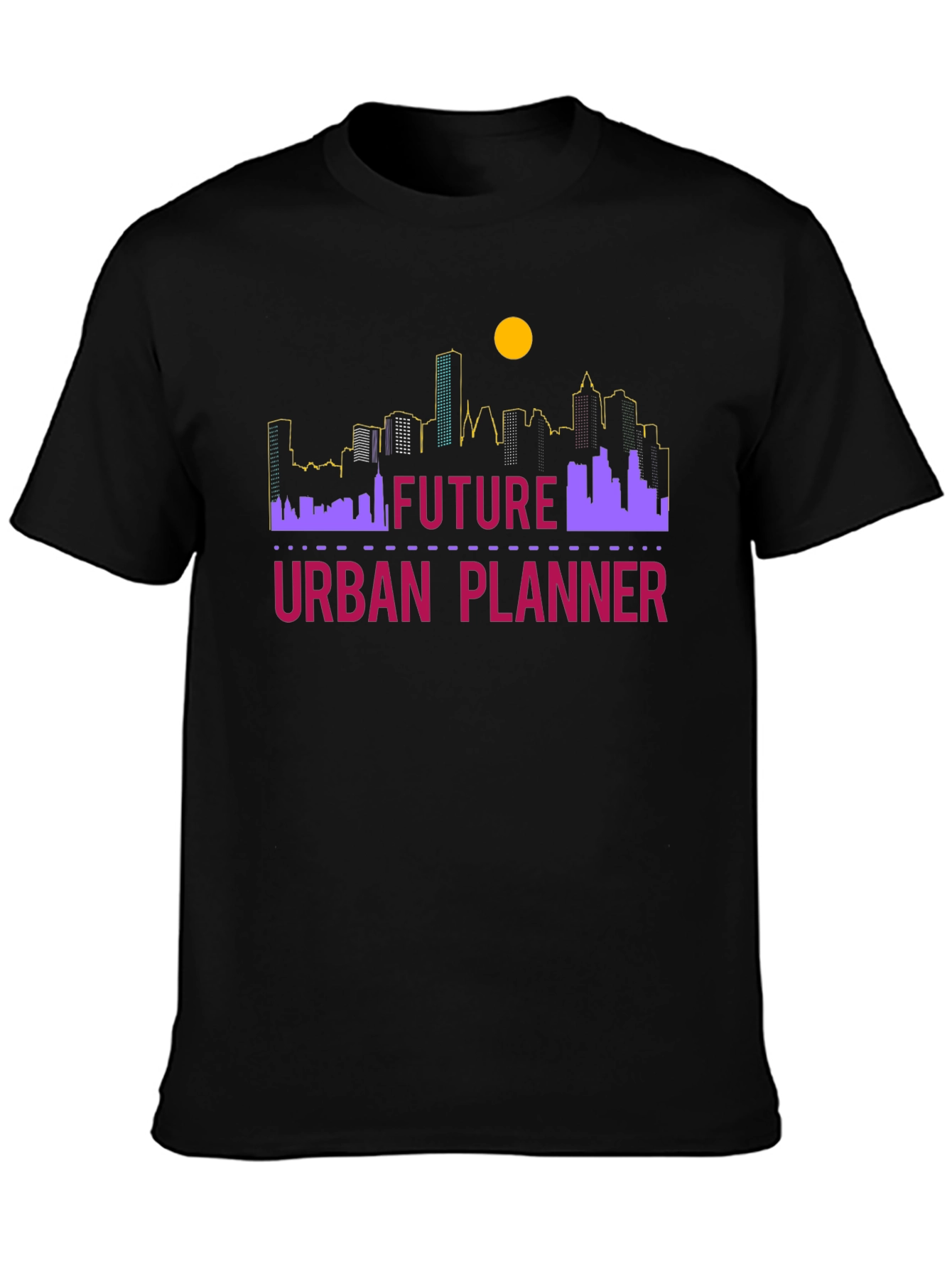 Future Urban Planner T-Shirt - Skyline Design