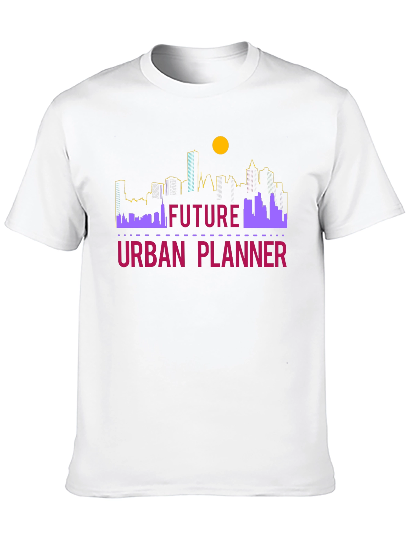 Future Urban Planner T-Shirt - Skyline Design
