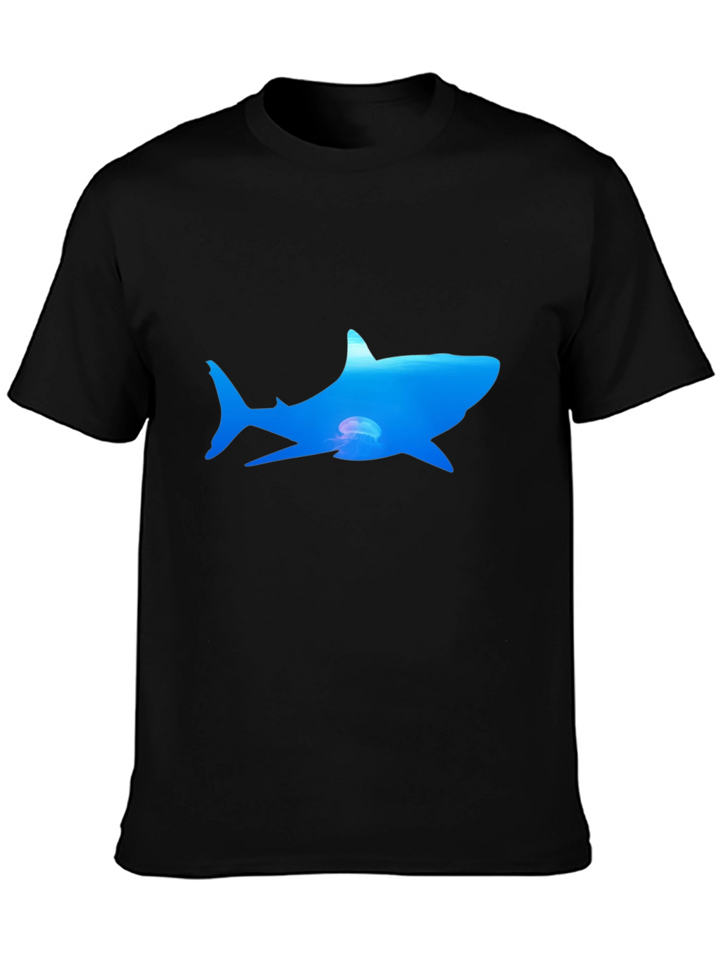 Ocean Shark Graphic Tee - Black