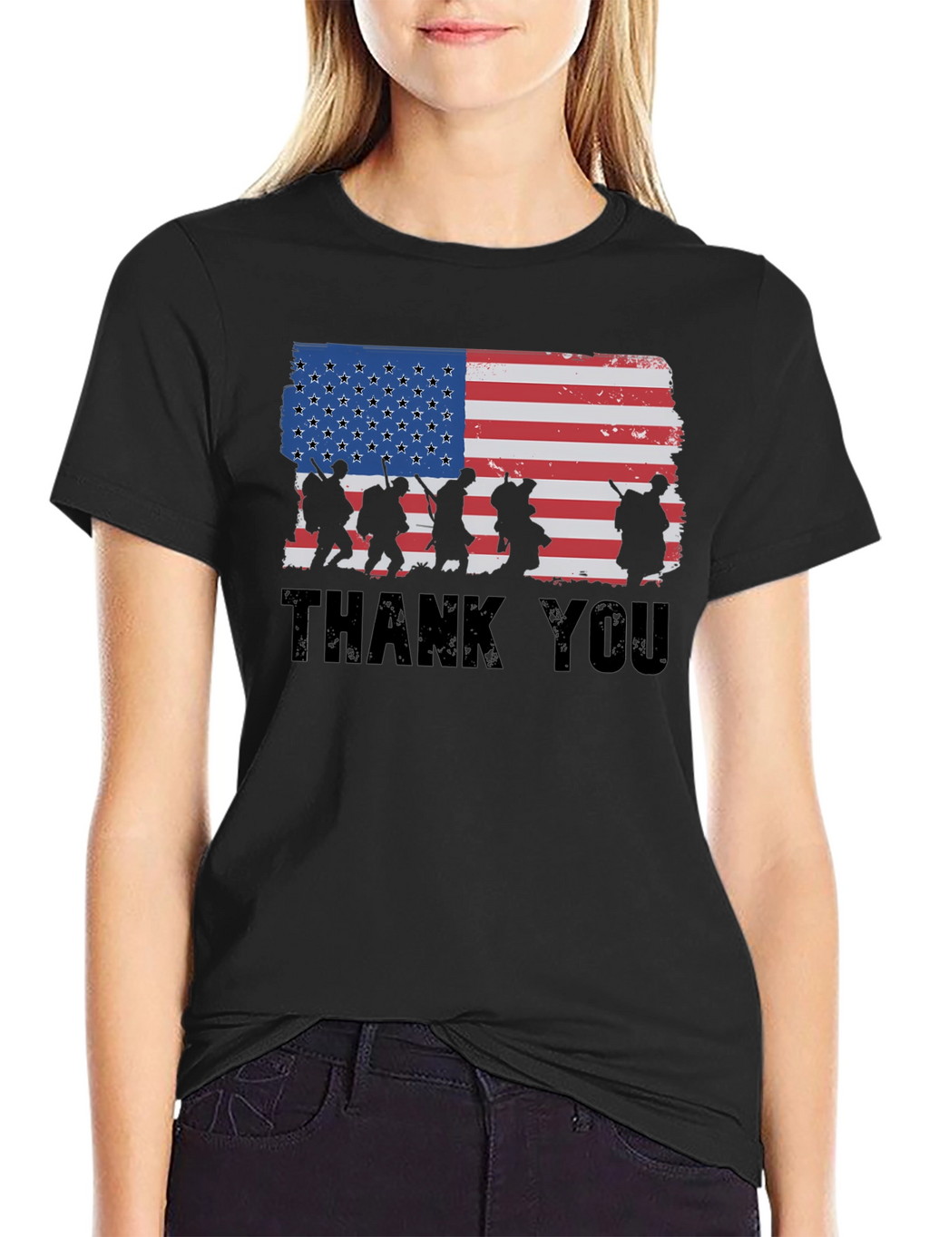 Thank You Veterans Graphic T-Shirt