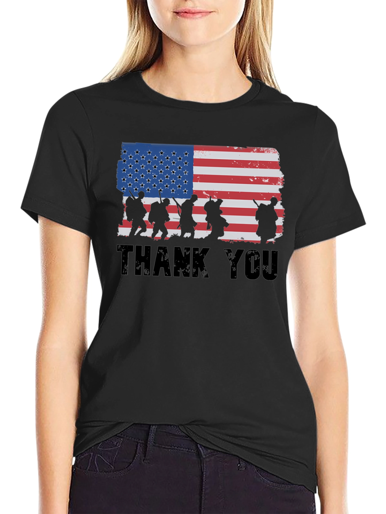 Thank You Veterans Graphic T-Shirt