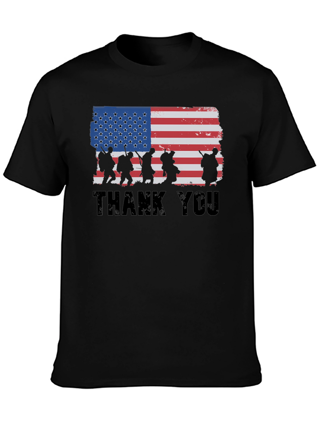 Thank You Veterans Graphic T-Shirt