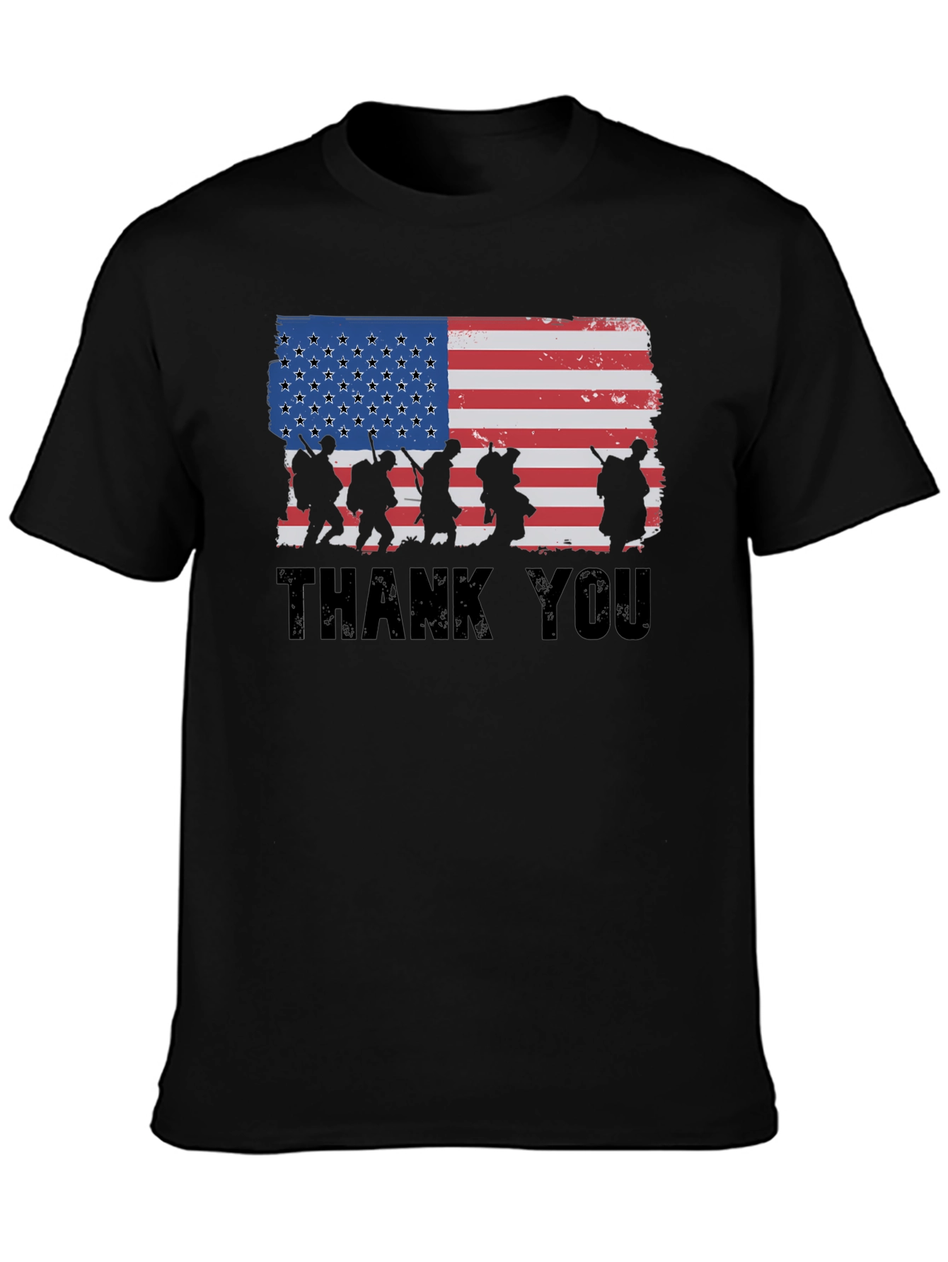 Thank You Veterans Graphic T-Shirt