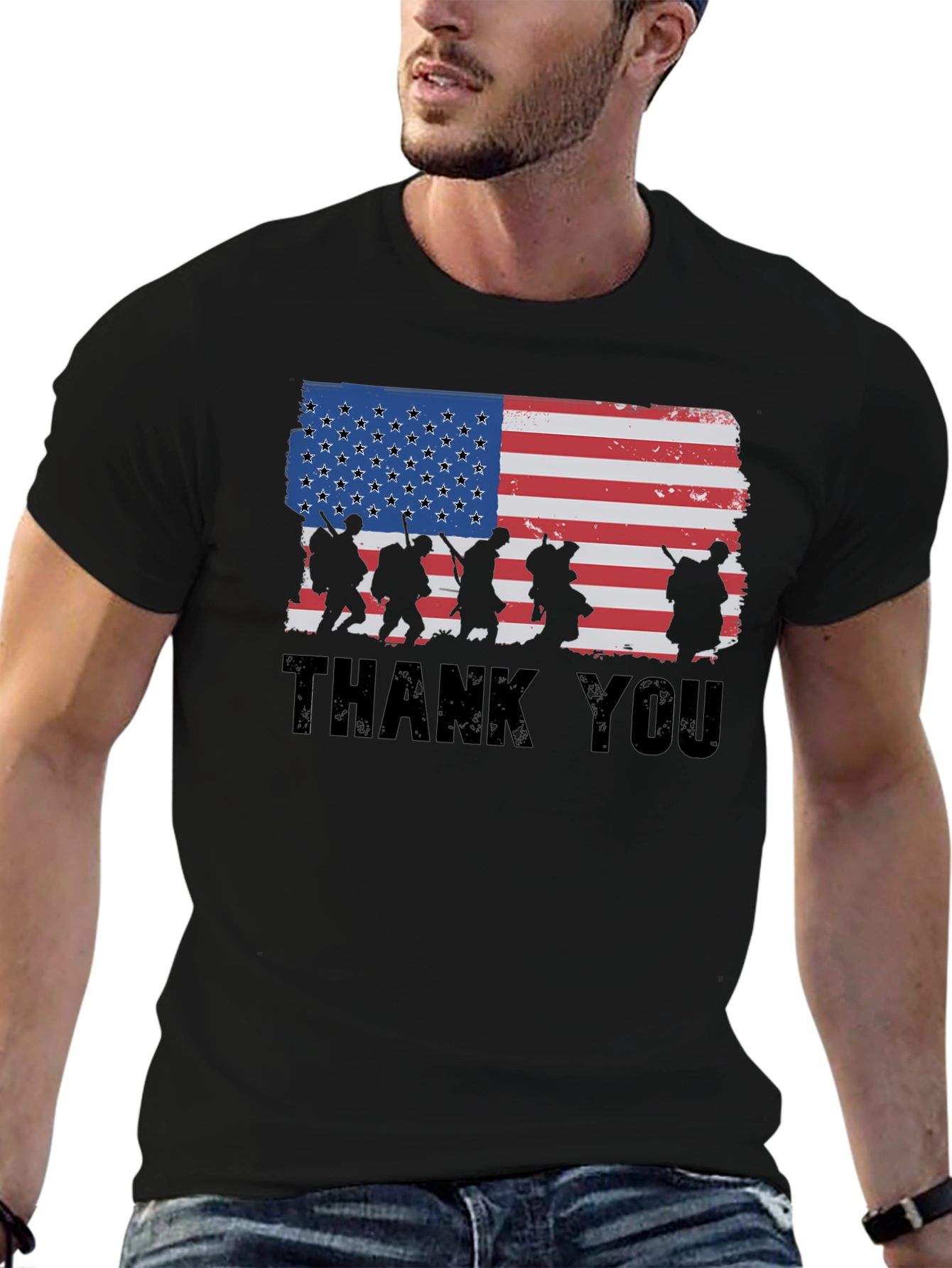 Thank You Veterans Graphic T-Shirt