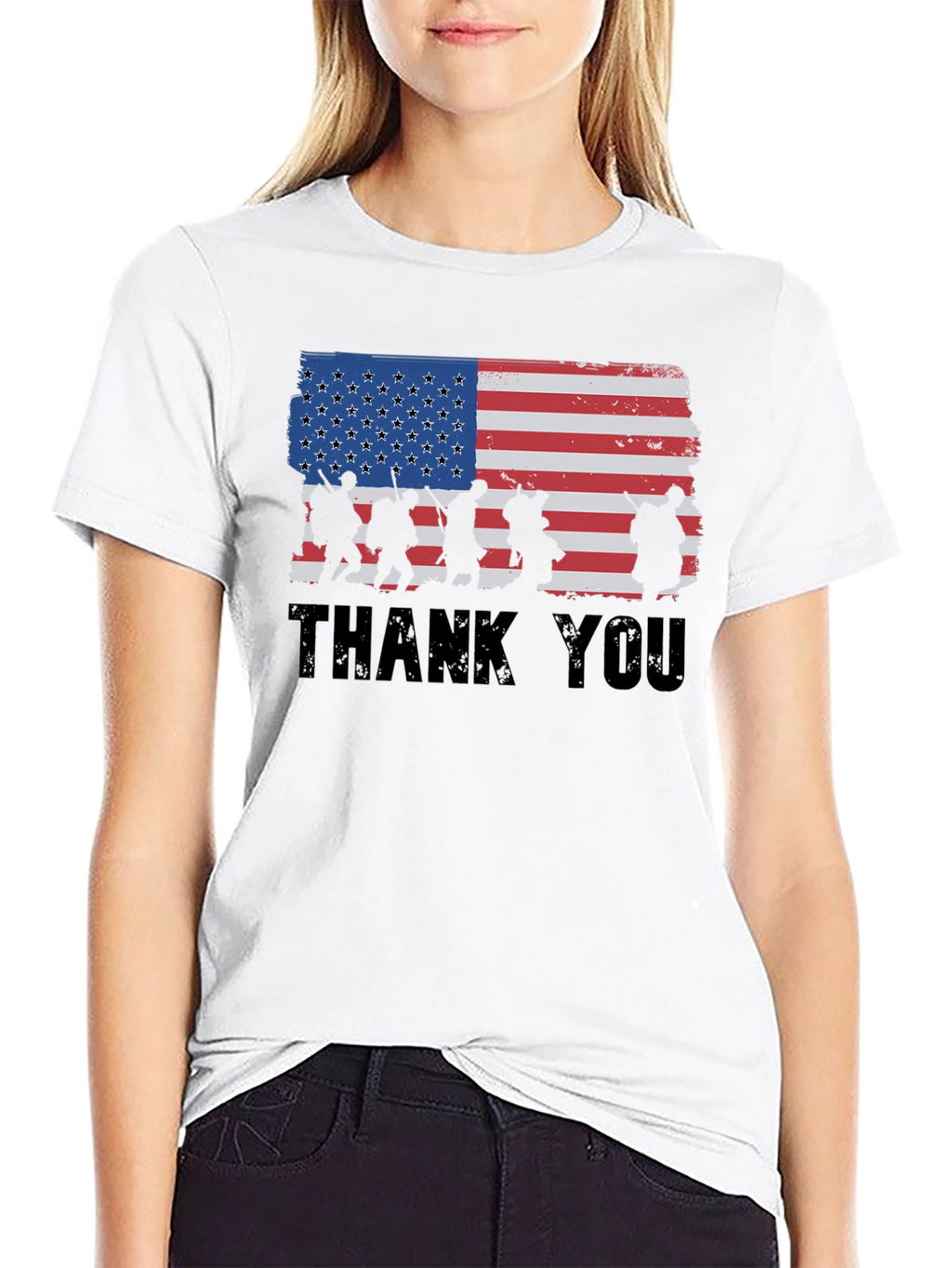 Thank You Veterans Graphic T-Shirt