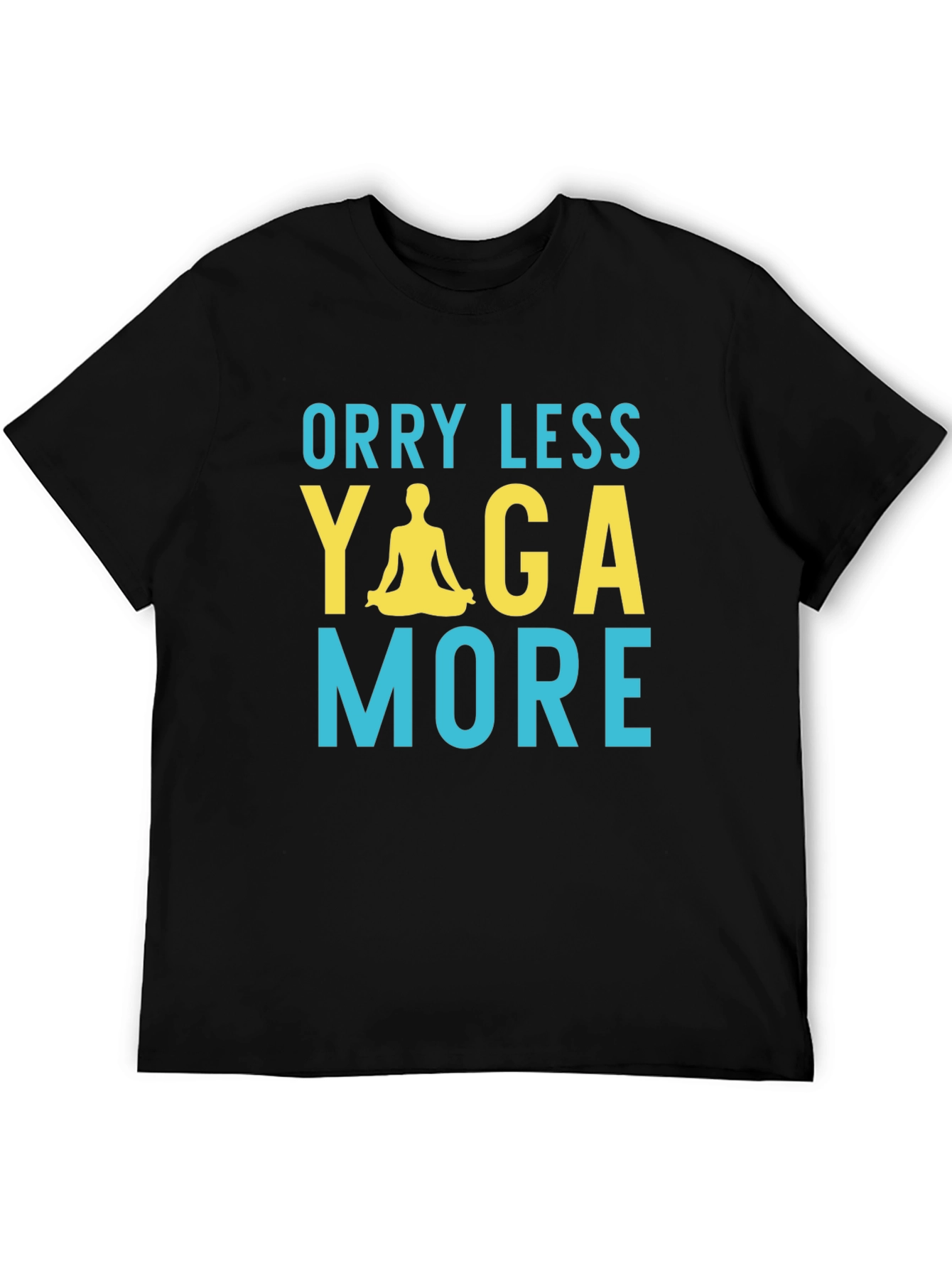 Worry Less Yoga More Graphic T-Shirt