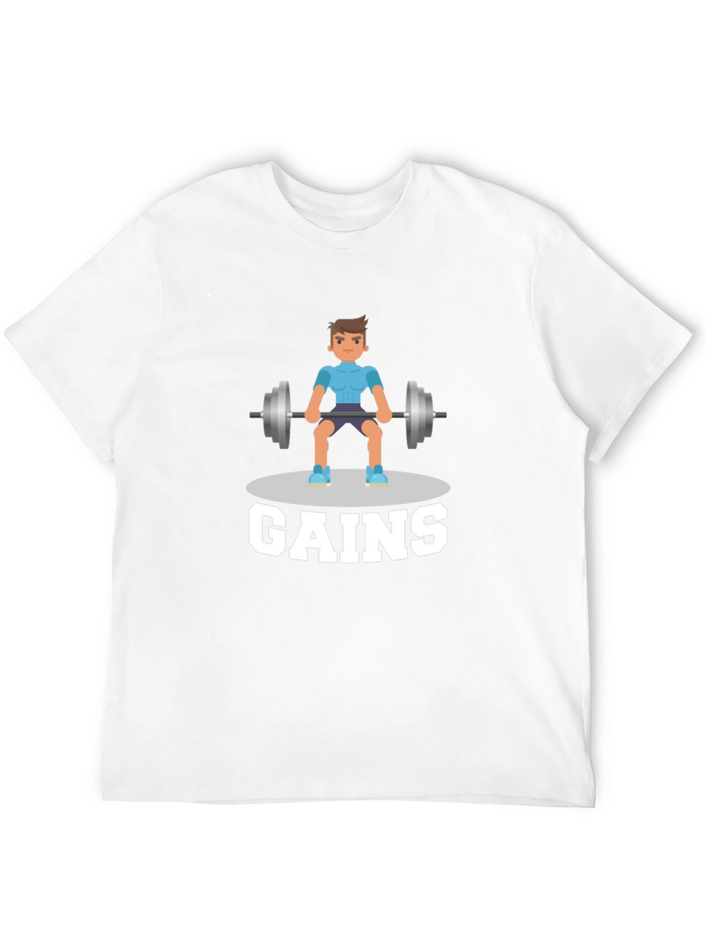Gains Graphic T-Shirt - Gym & Fitness Motivation