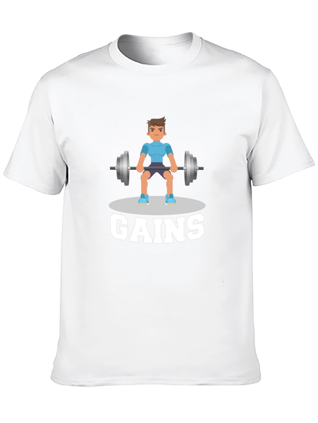 Gains Graphic T-Shirt - Gym & Fitness Motivation
