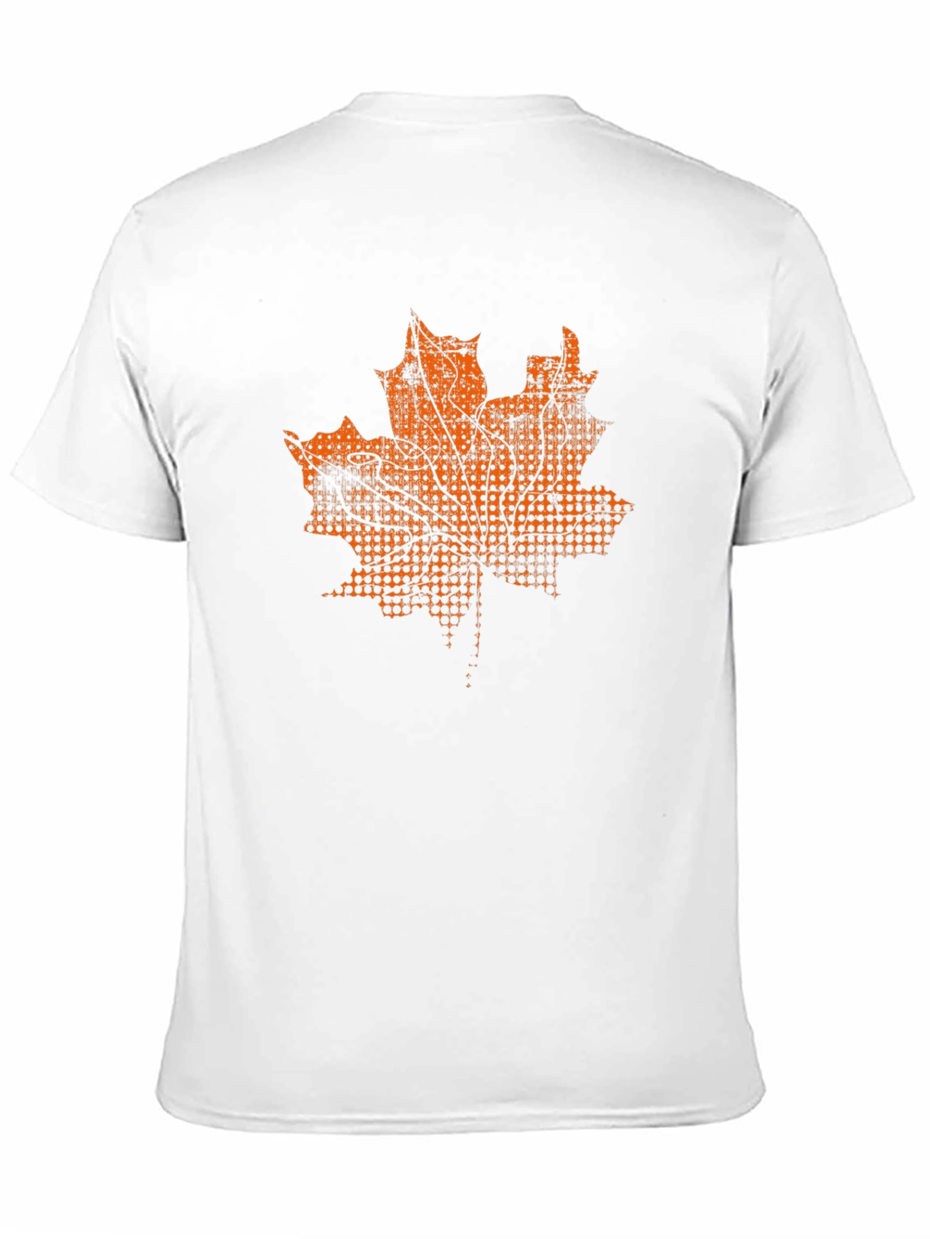 Maple Leaf Graphic Tee - Black Cotton T-Shirt