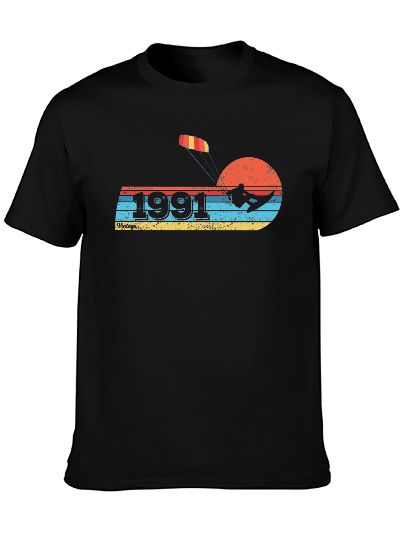 Vintage 1991 Kitesurfing Graphic Tee