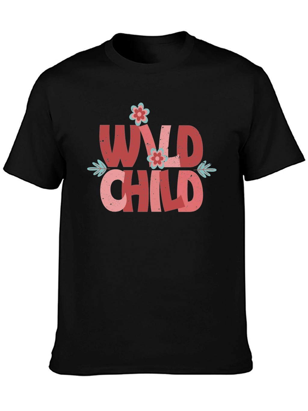 Wild Child Graphic Tee - Black