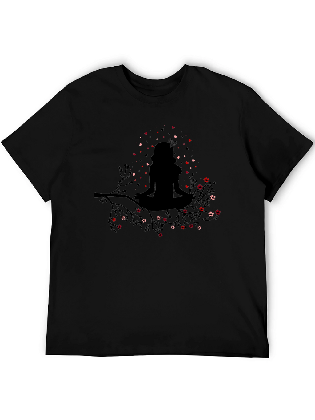 Meditating Woman on Branch T-Shirt