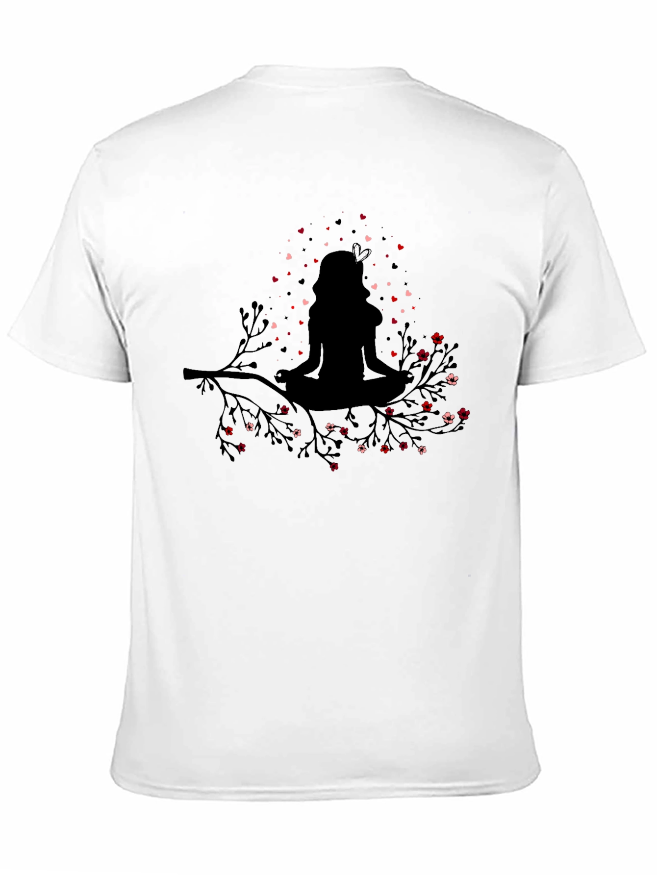 Meditating Woman on Branch T-Shirt