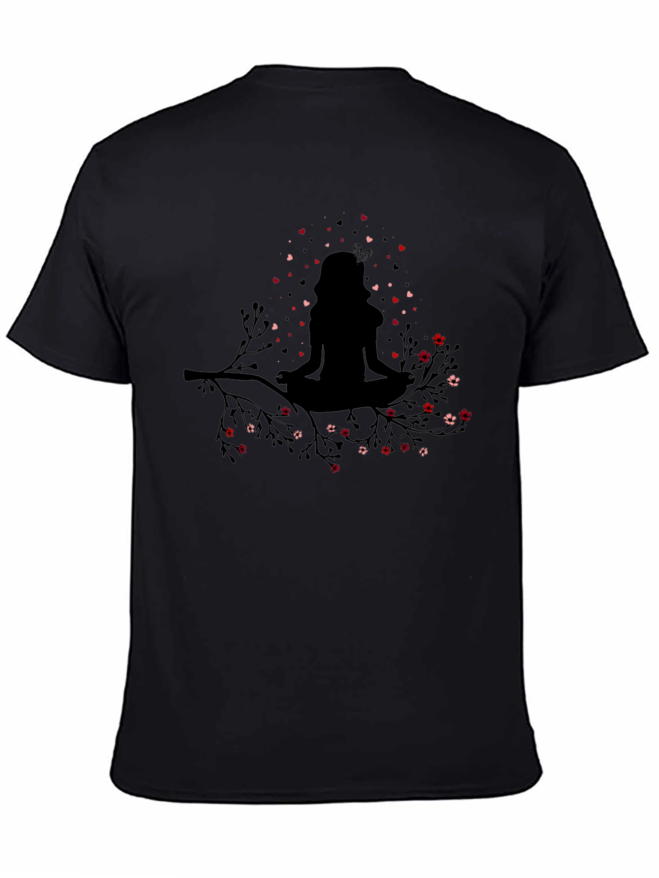 Meditating Woman on Branch T-Shirt