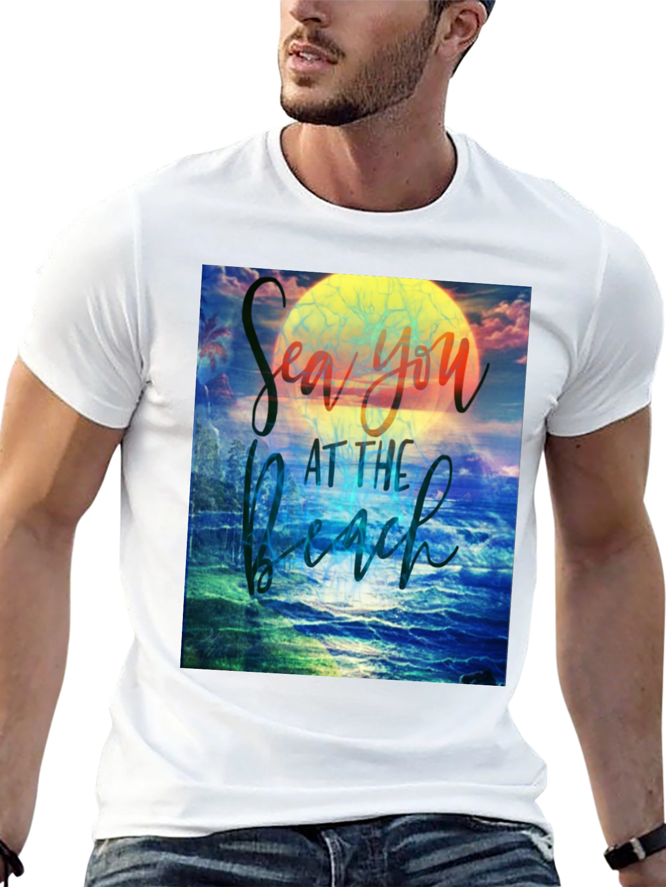 Sea You At The Beach Graphic T-Shirt