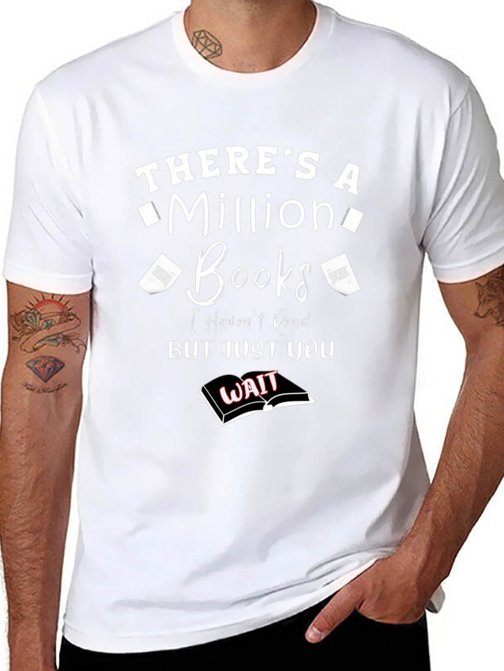 Million Books Graphic Novelty T-Shirt