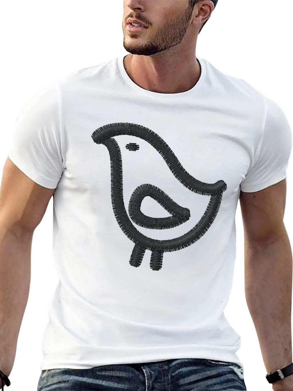 Black Bird Graphic T-Shirt