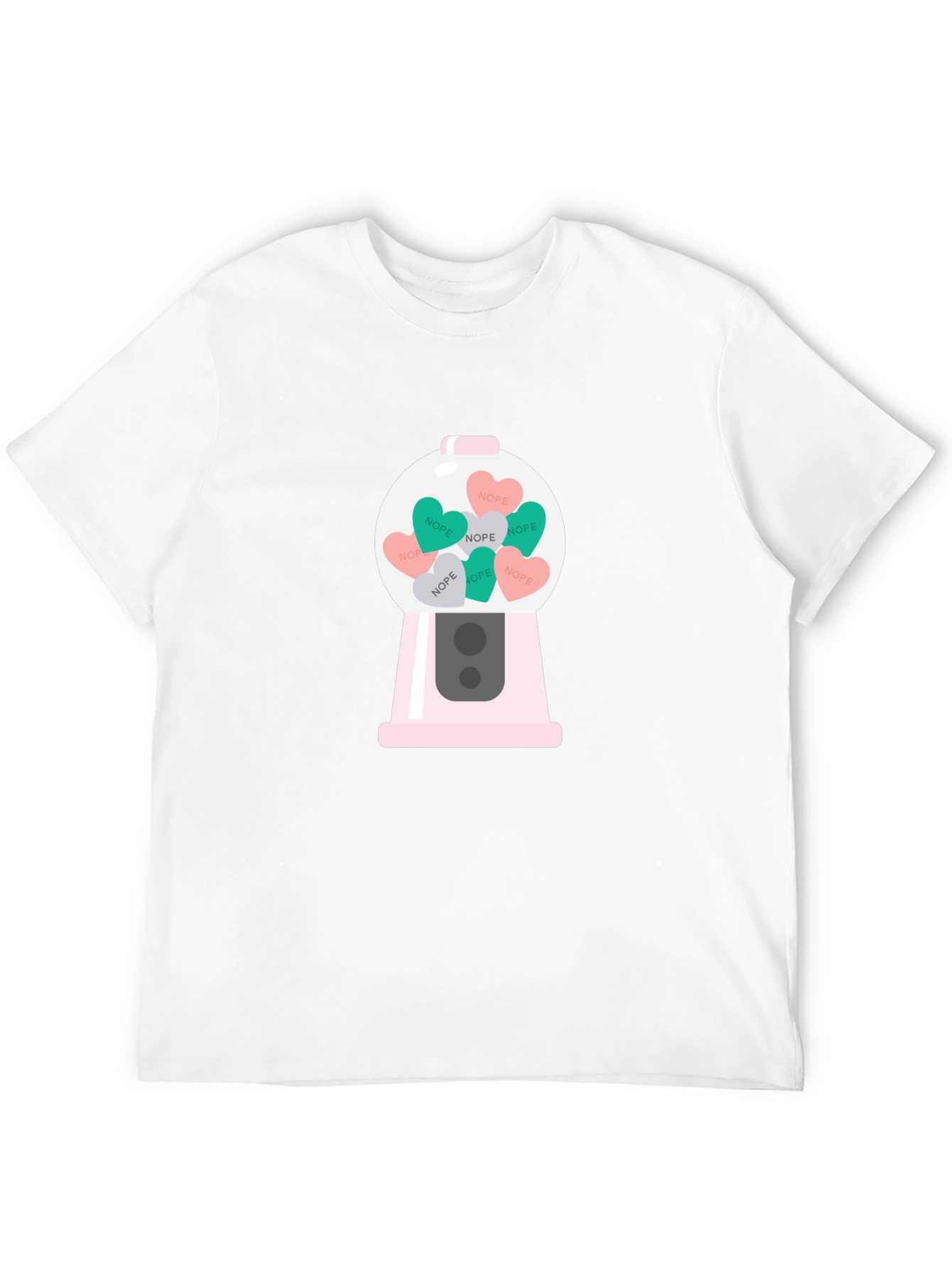 Nope Candy Heart Gumball Machine T-Shirt