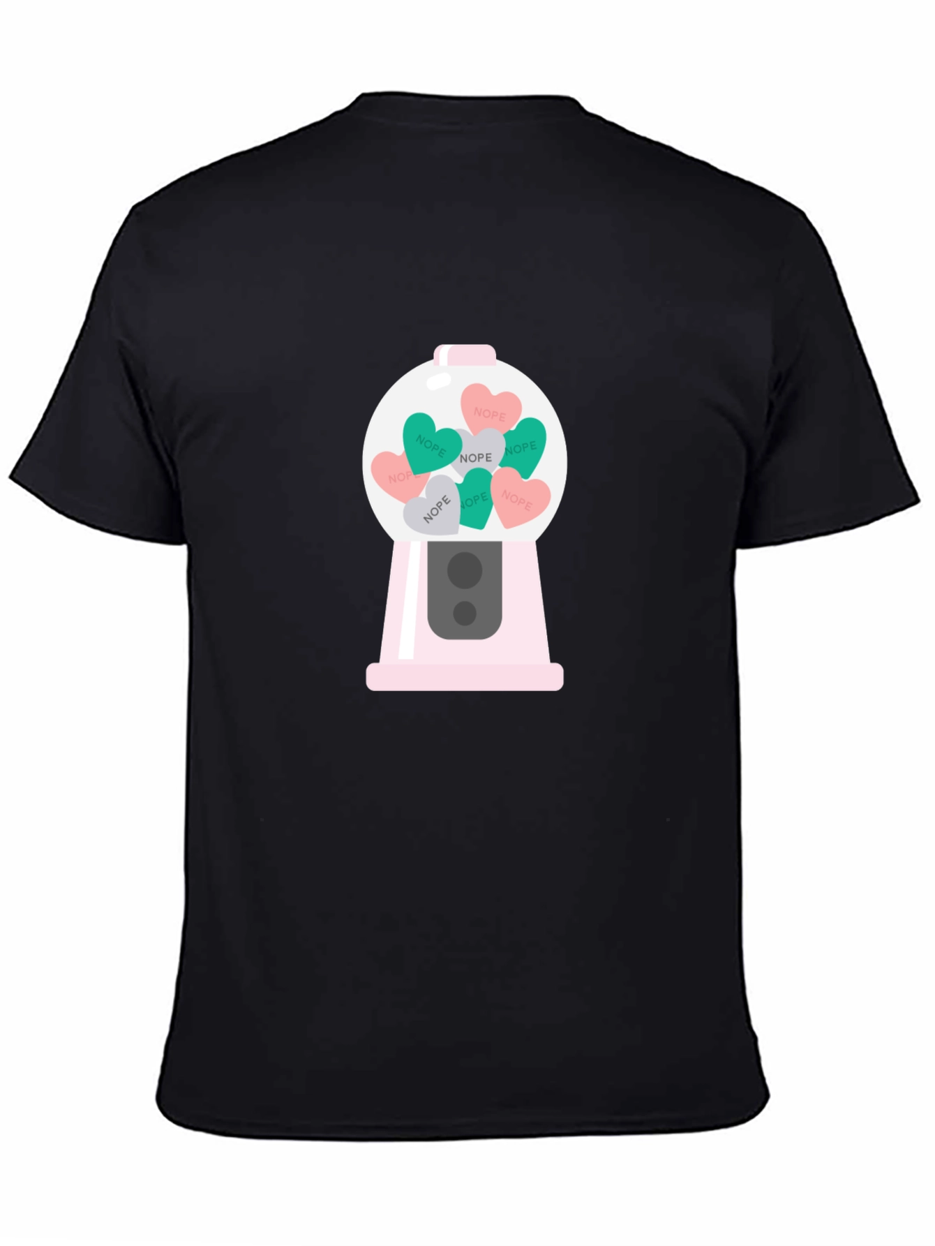 Nope Candy Heart Gumball Machine T-Shirt