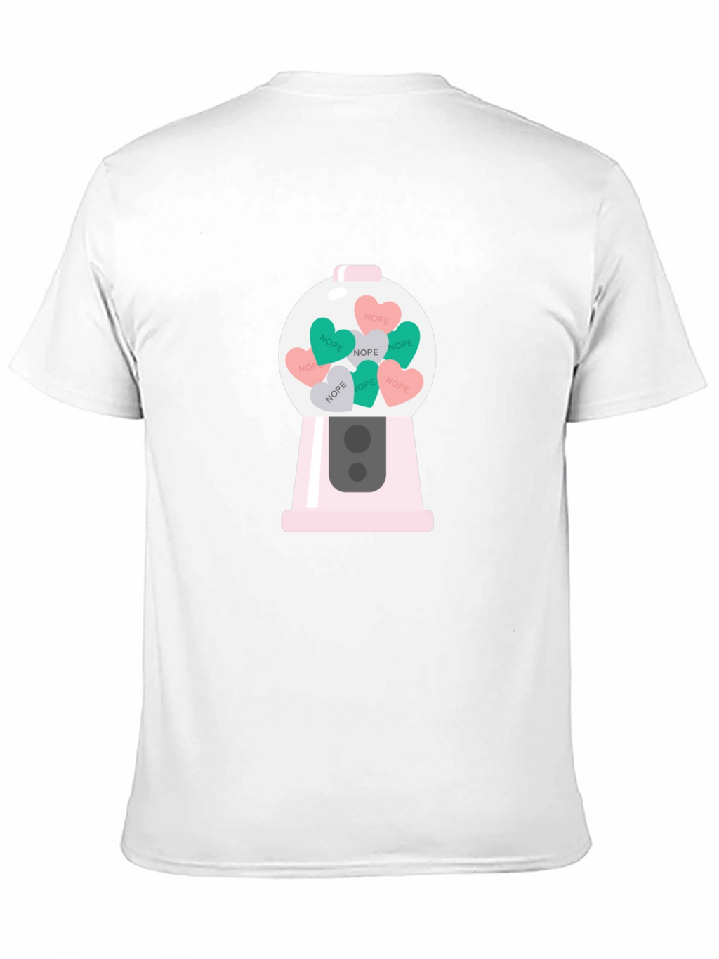 Nope Candy Heart Gumball Machine T-Shirt