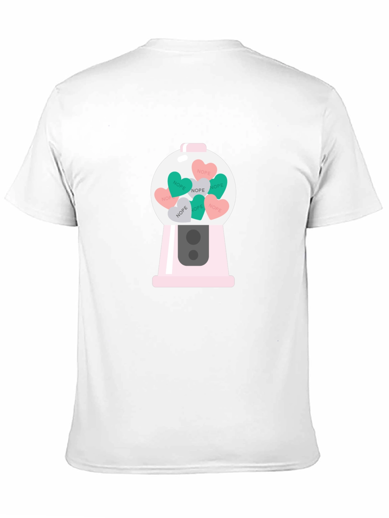 Nope Candy Heart Gumball Machine T-Shirt