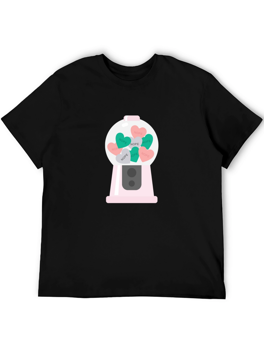 Nope Candy Heart Gumball Machine T-Shirt