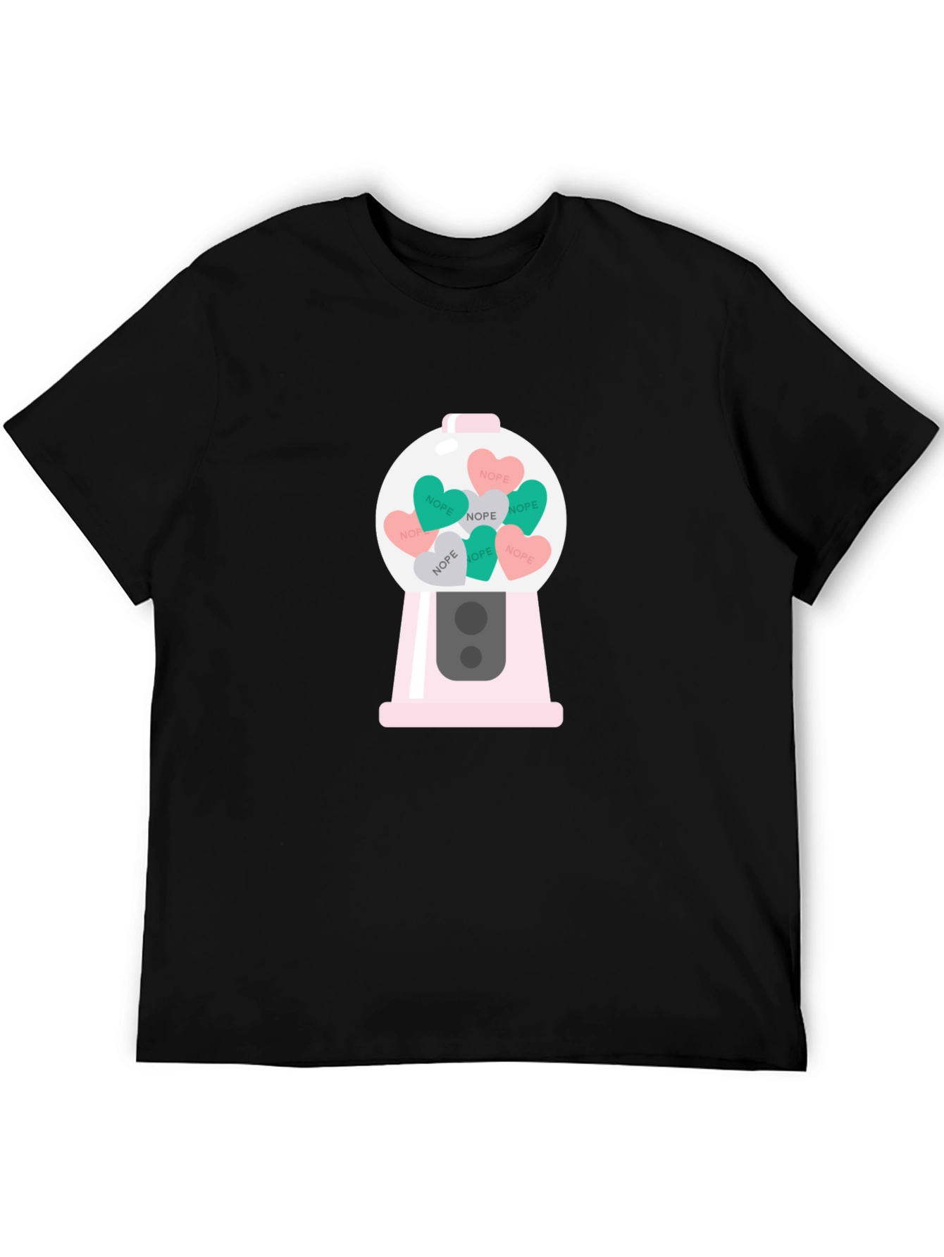 Nope Candy Heart Gumball Machine T-Shirt