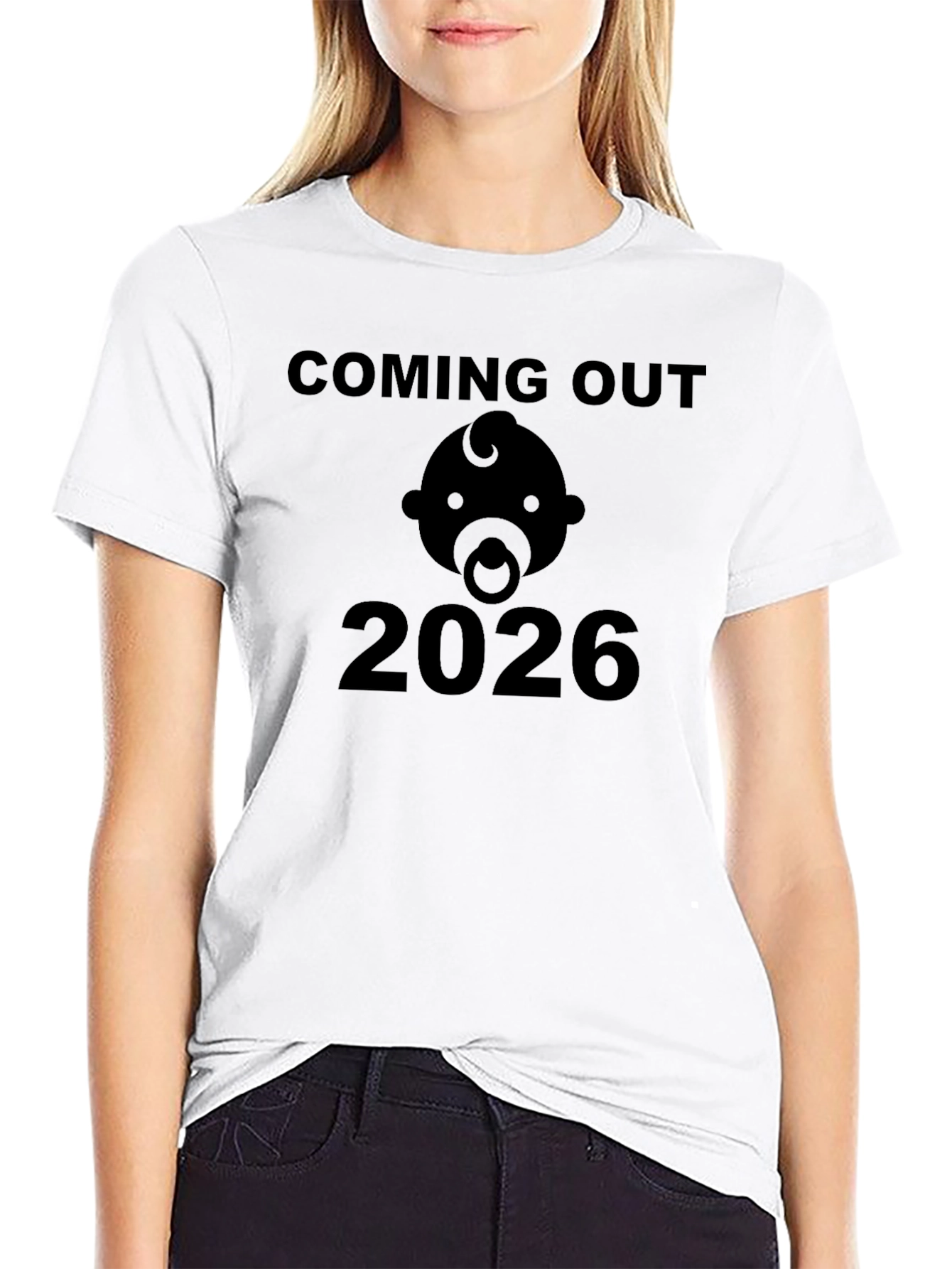 Coming Out 2026 Baby Bodysuit Announcement