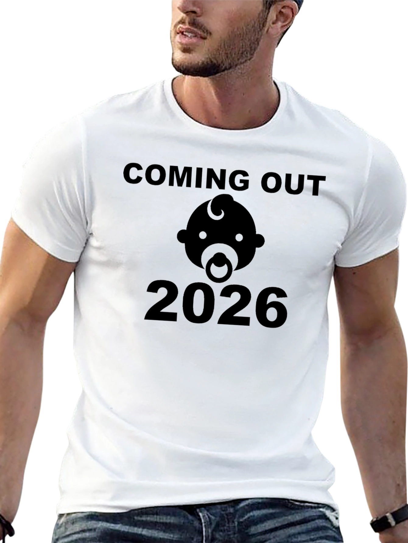 Coming Out 2026 Baby Bodysuit Announcement