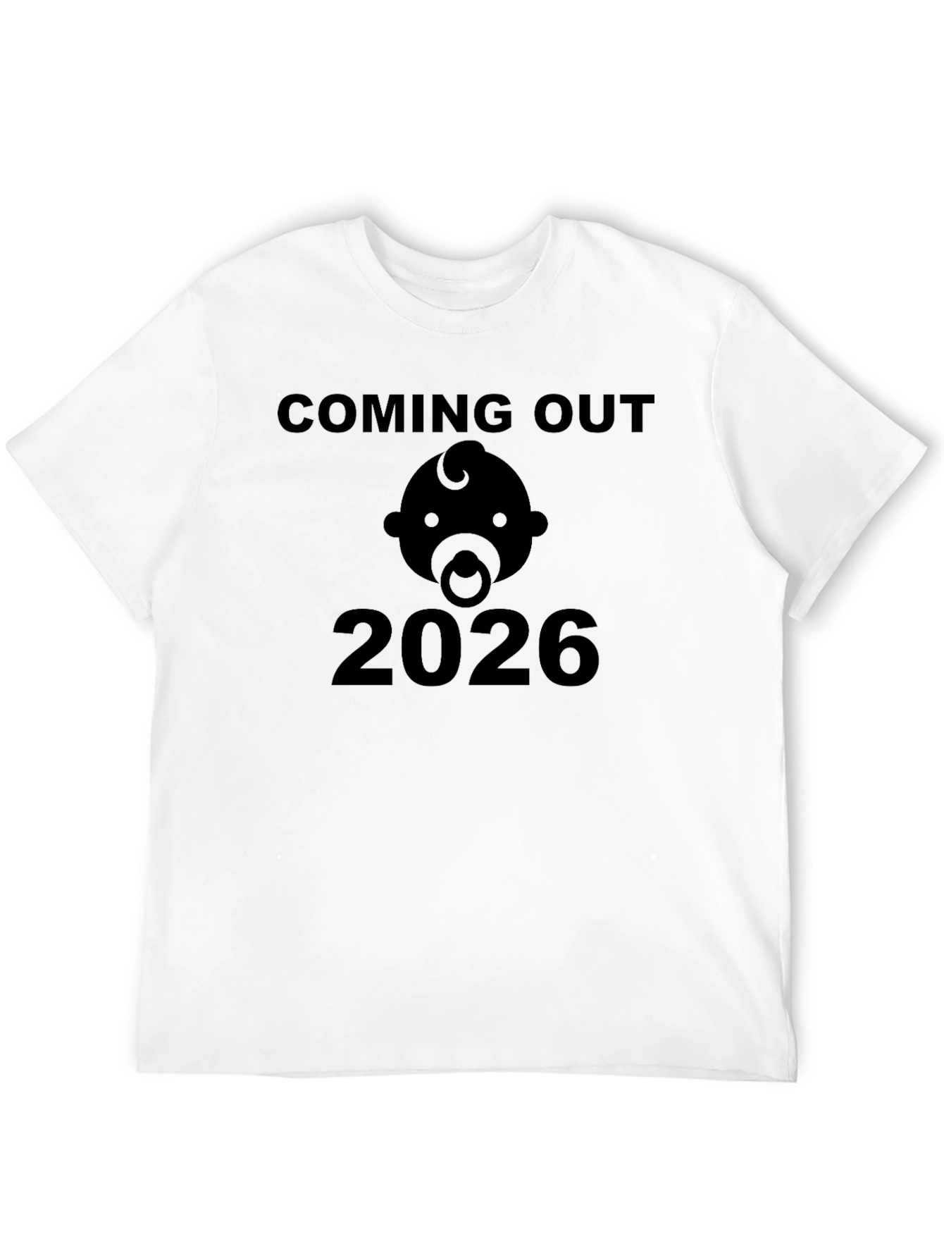 Coming Out 2026 Baby Bodysuit Announcement