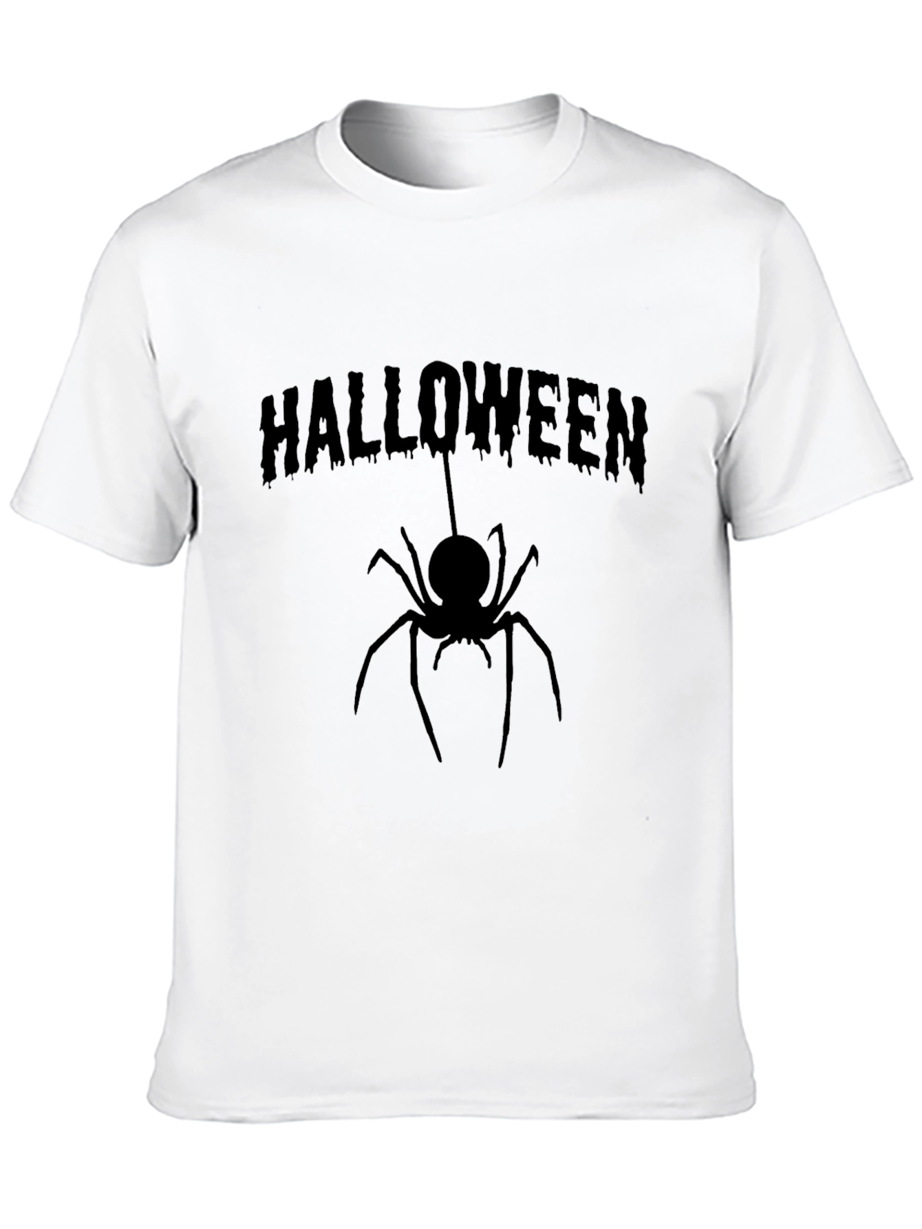 Halloween Spider Graphic T-Shirt
