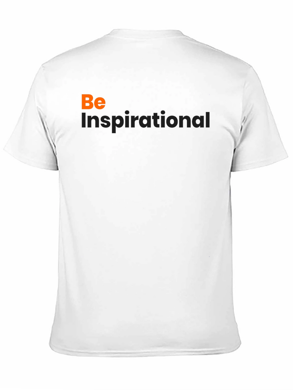 Be Inspirational Graphic Black T-Shirt