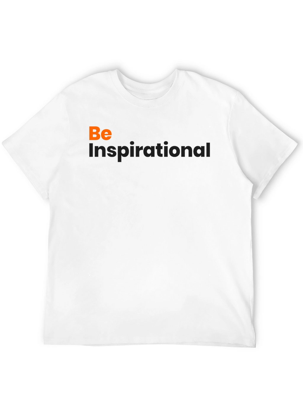 Be Inspirational Graphic Black T-Shirt