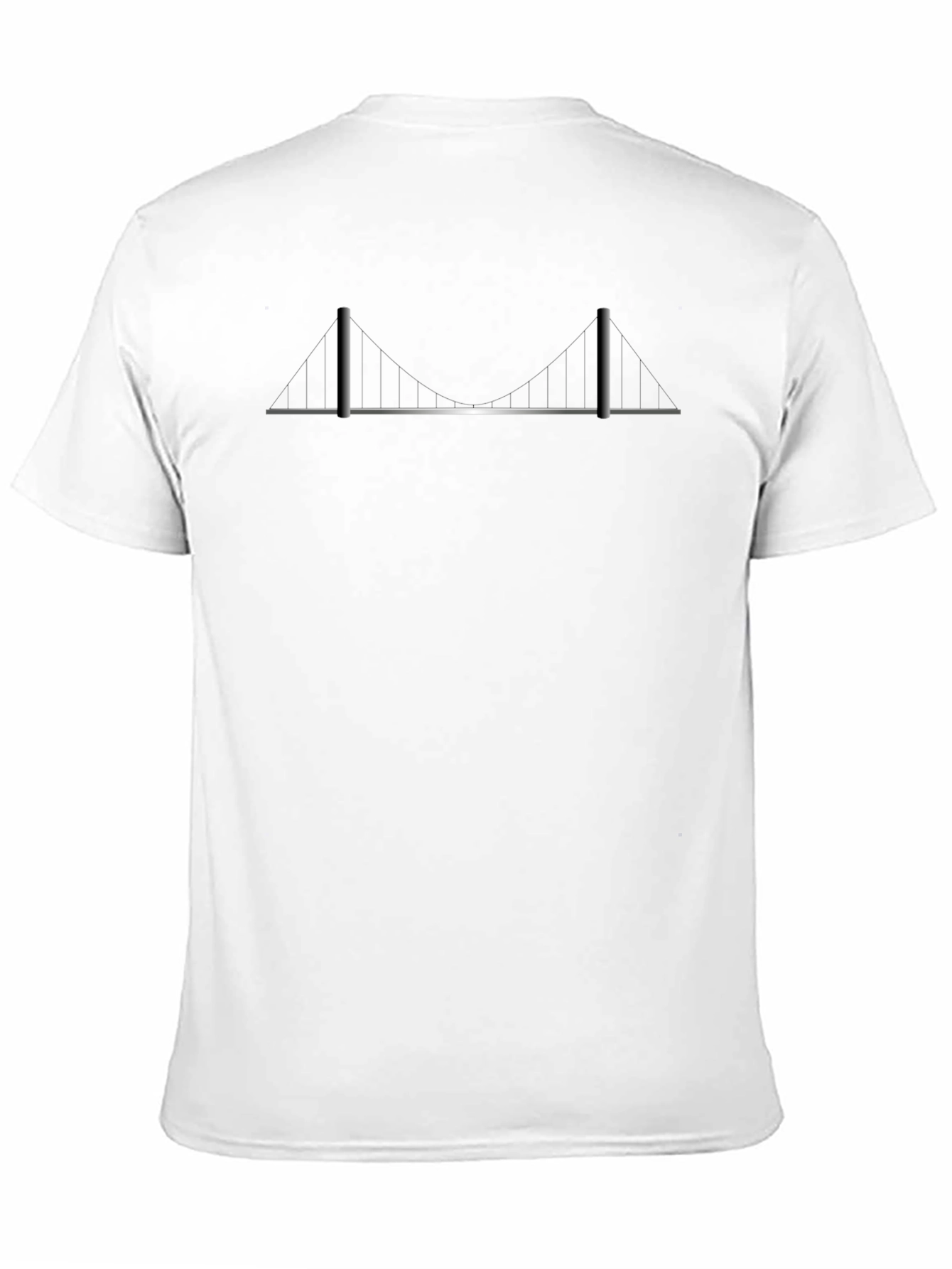 Modern Bridge Graphic Tee - Minimalist Design