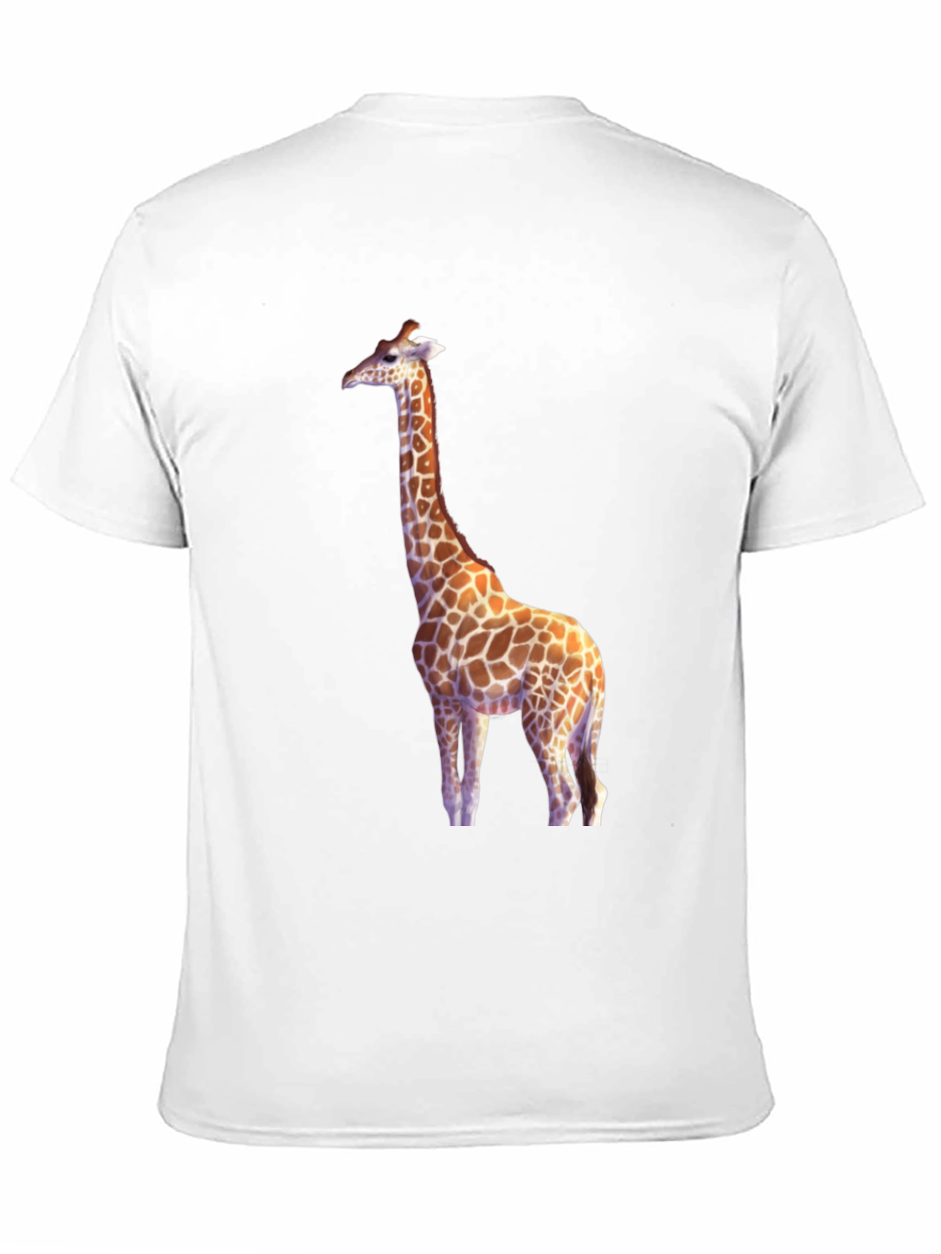 Giraffe Graphic Black T-Shirt