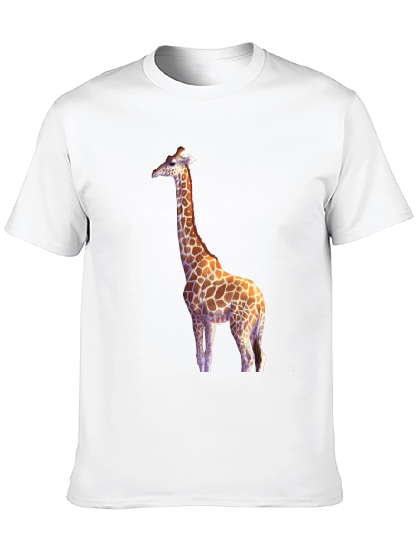 Giraffe Graphic Black T-Shirt
