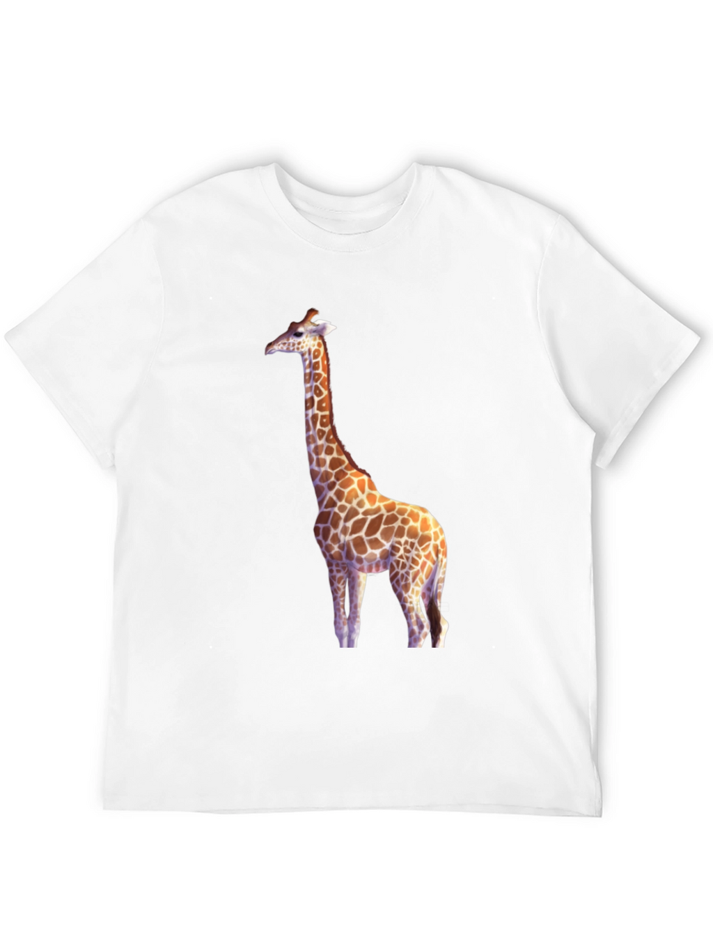 Giraffe Graphic Black T-Shirt