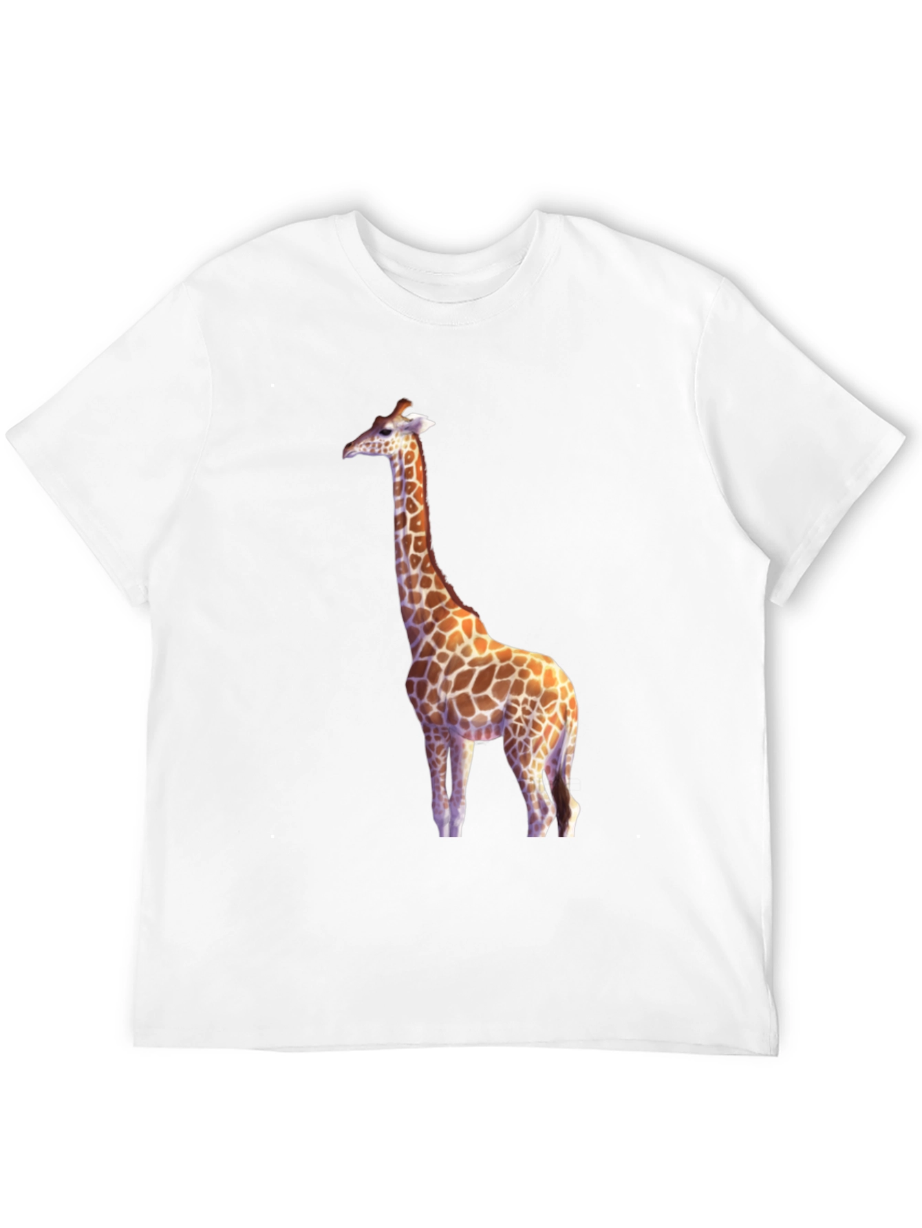Giraffe Graphic Black T-Shirt